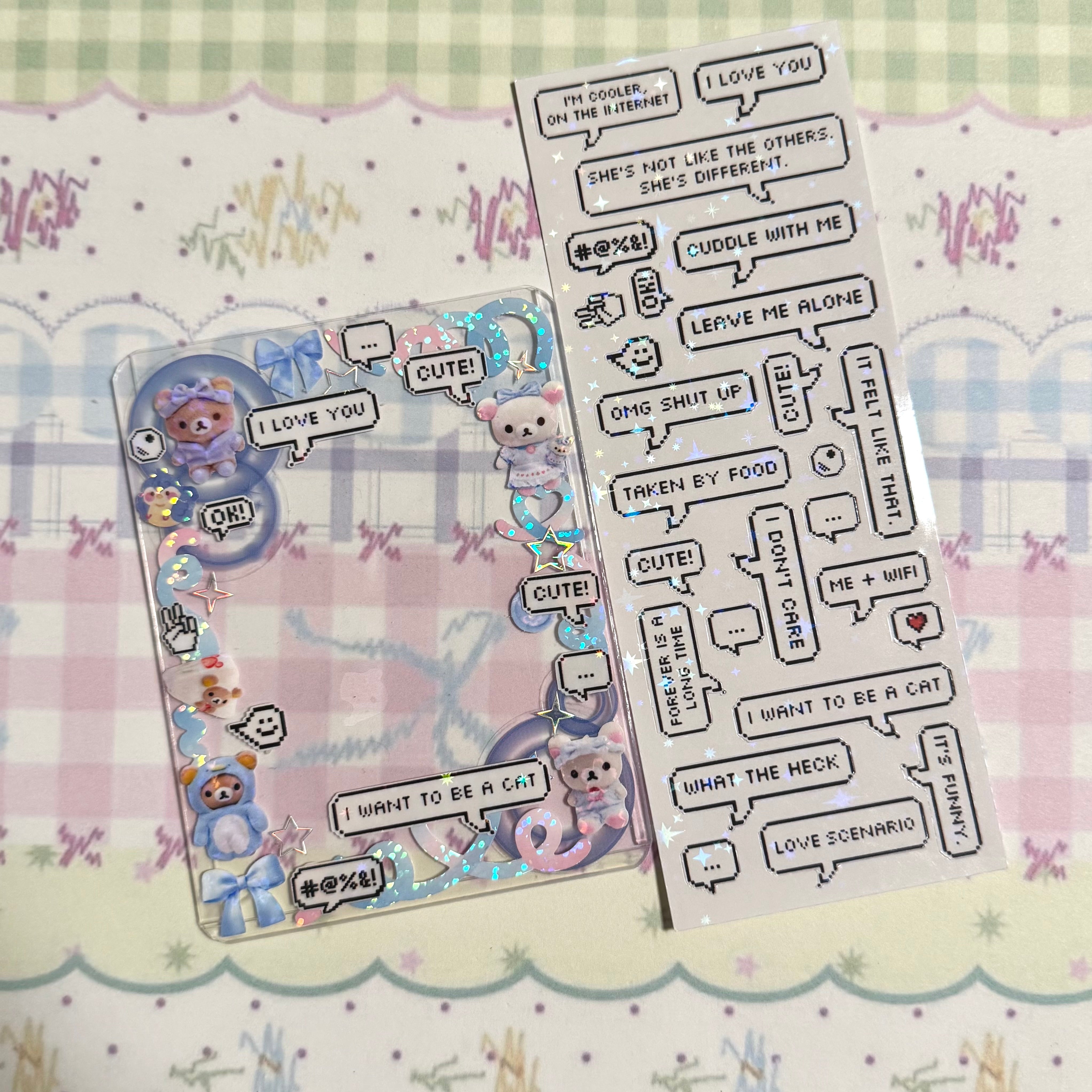 Pixel Chat Bubbles