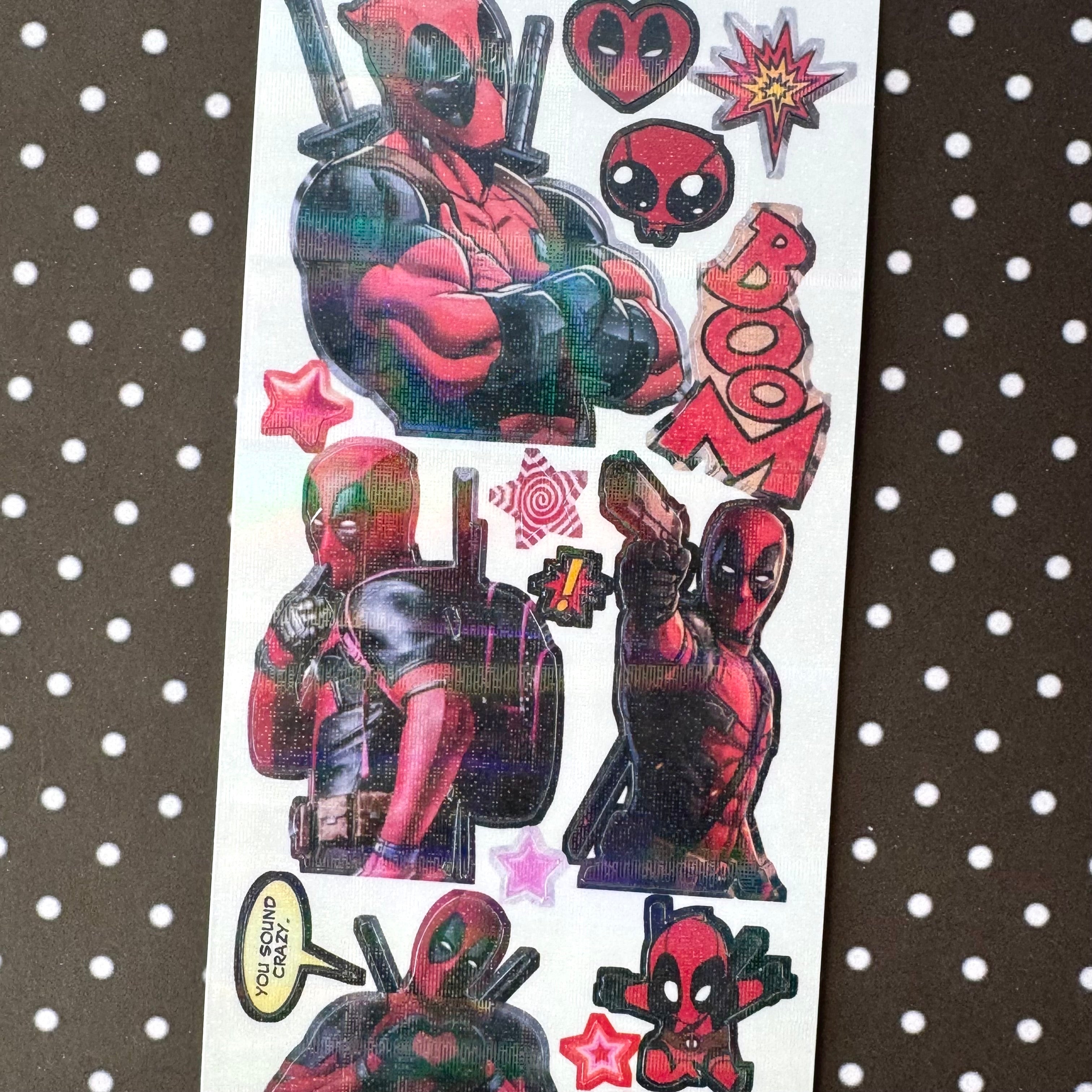 Comic Deco Sticker Sheet