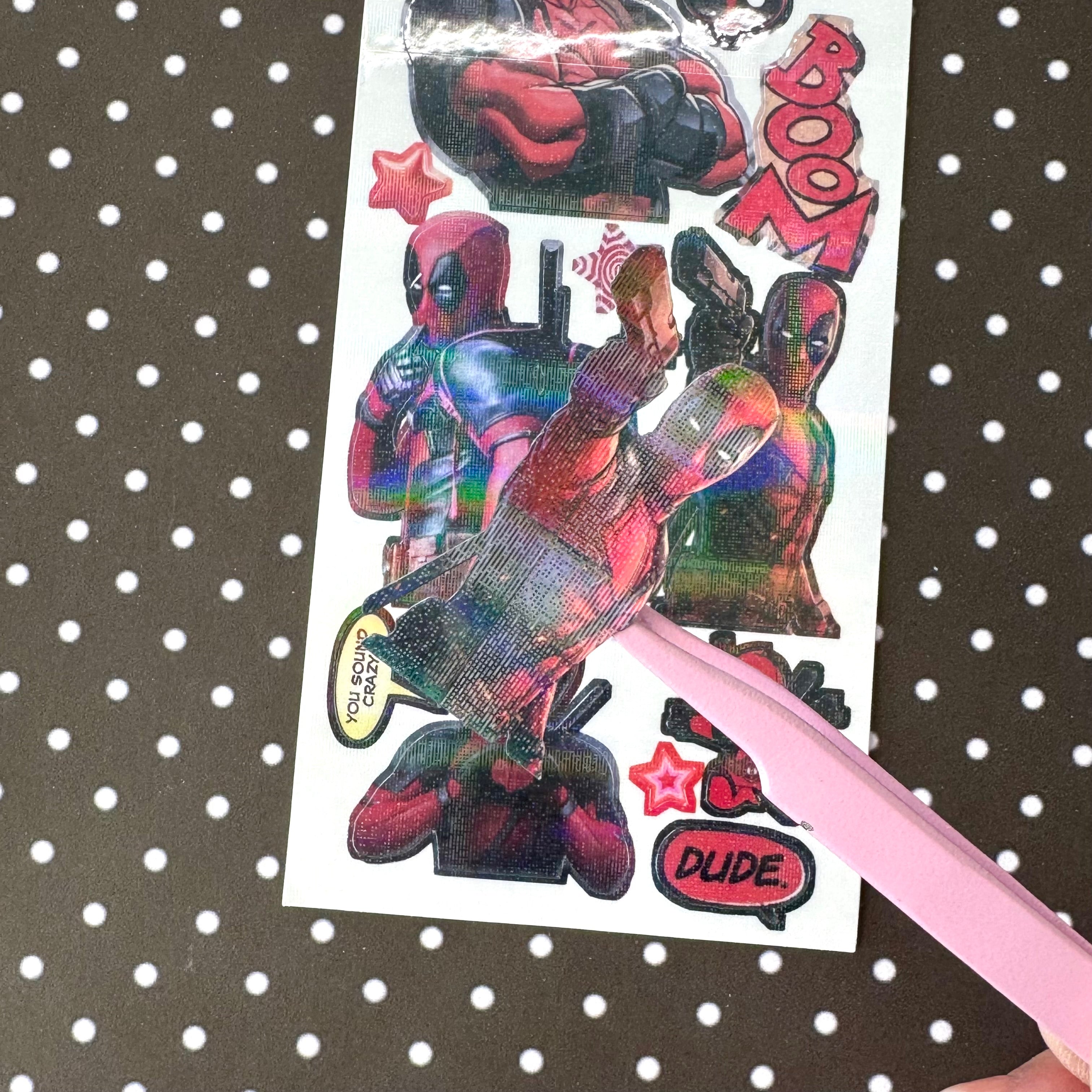 Comic Deco Sticker Sheet