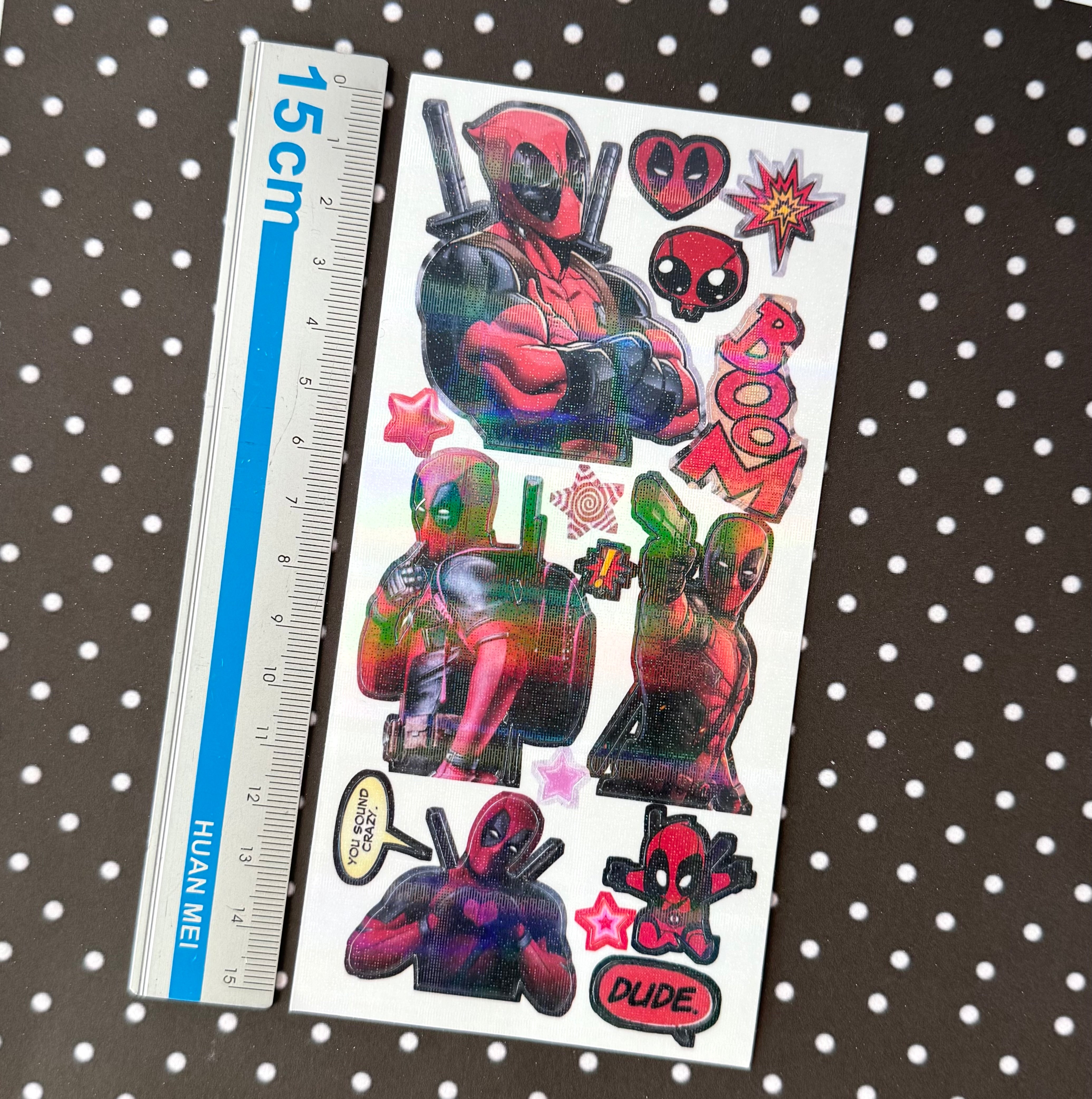 Comic Deco Sticker Sheet