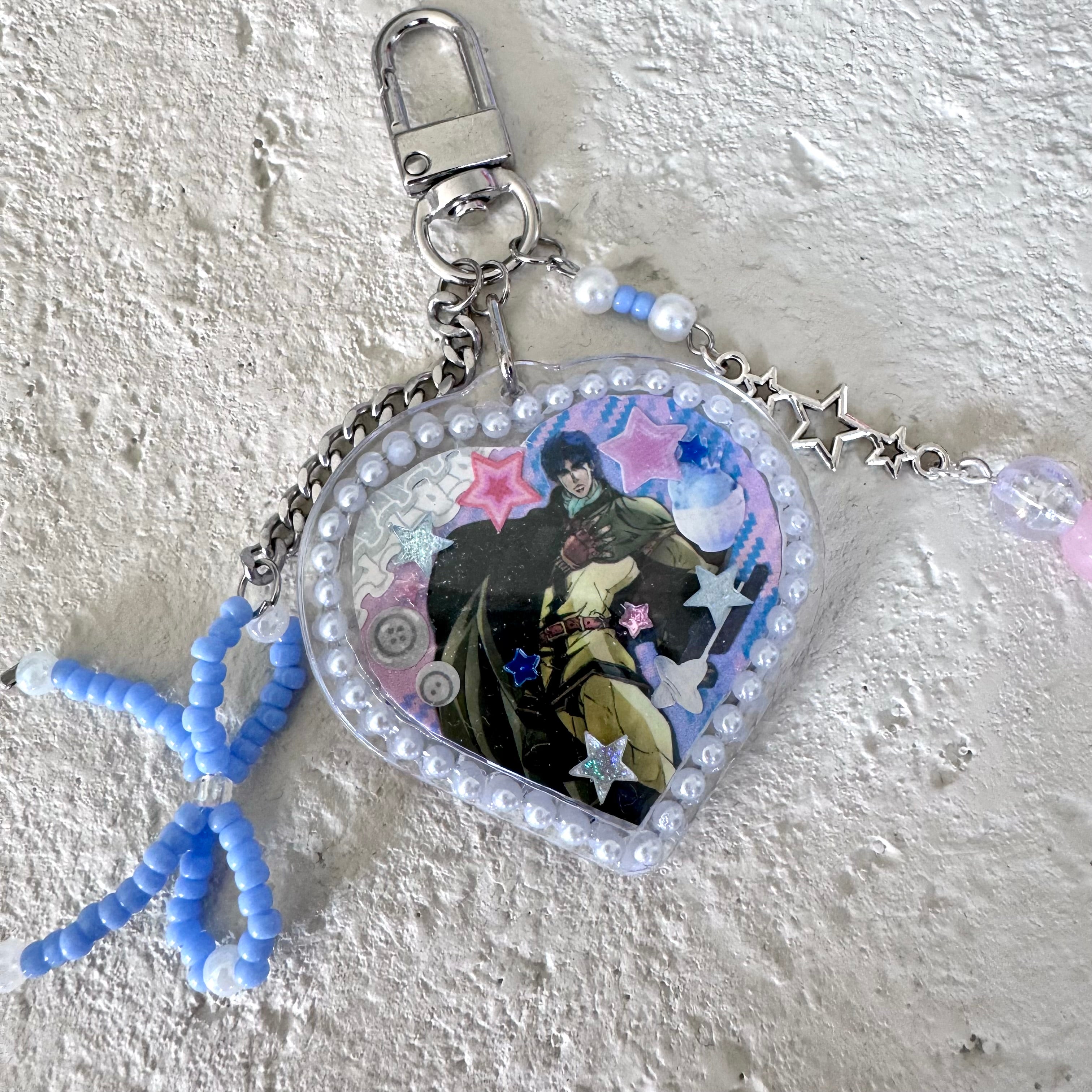 Double Sided Decorated Keychain