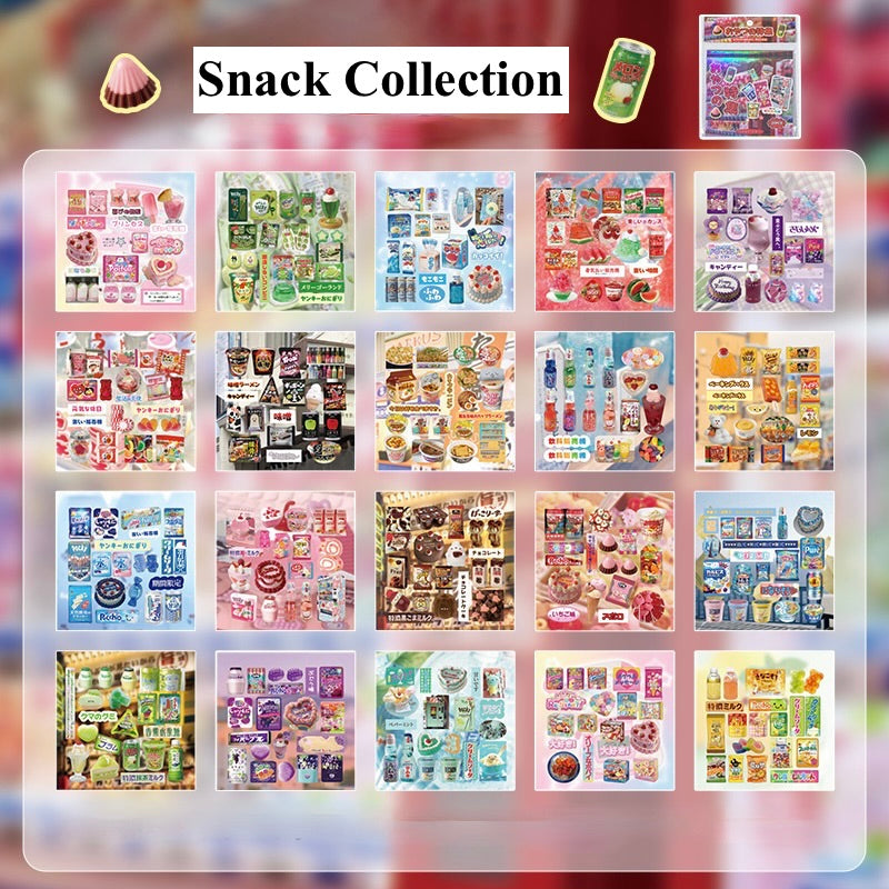 20 Pages Kawaii Retro Style Sticker Book