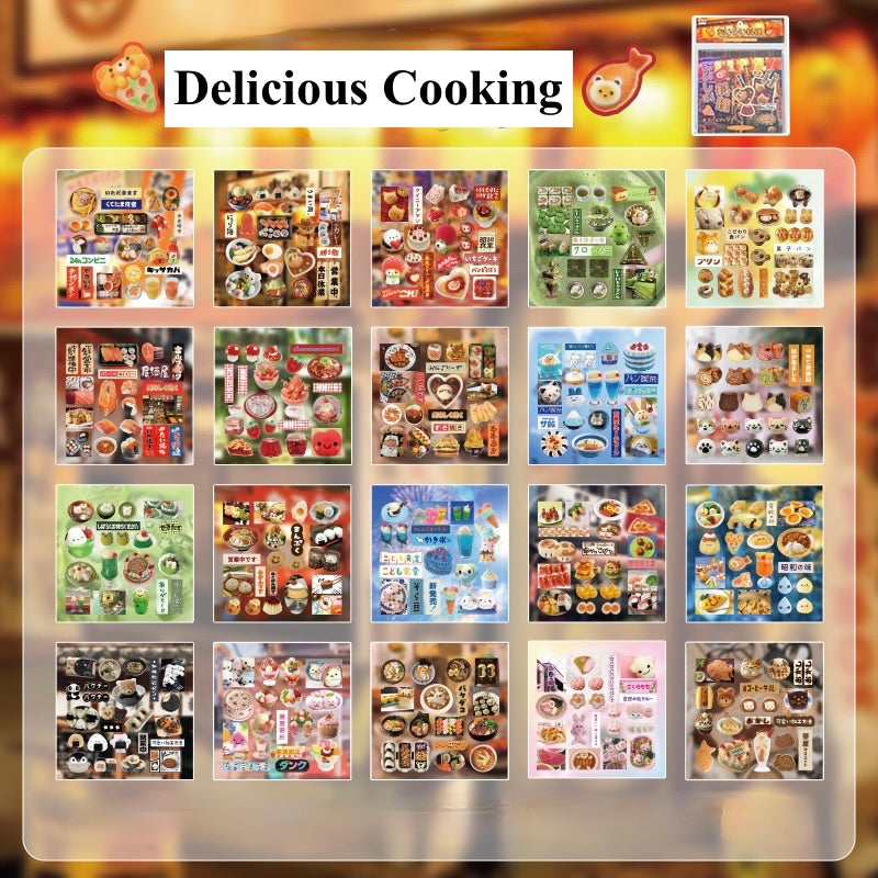 20 Pages Kawaii Retro Style Sticker Book