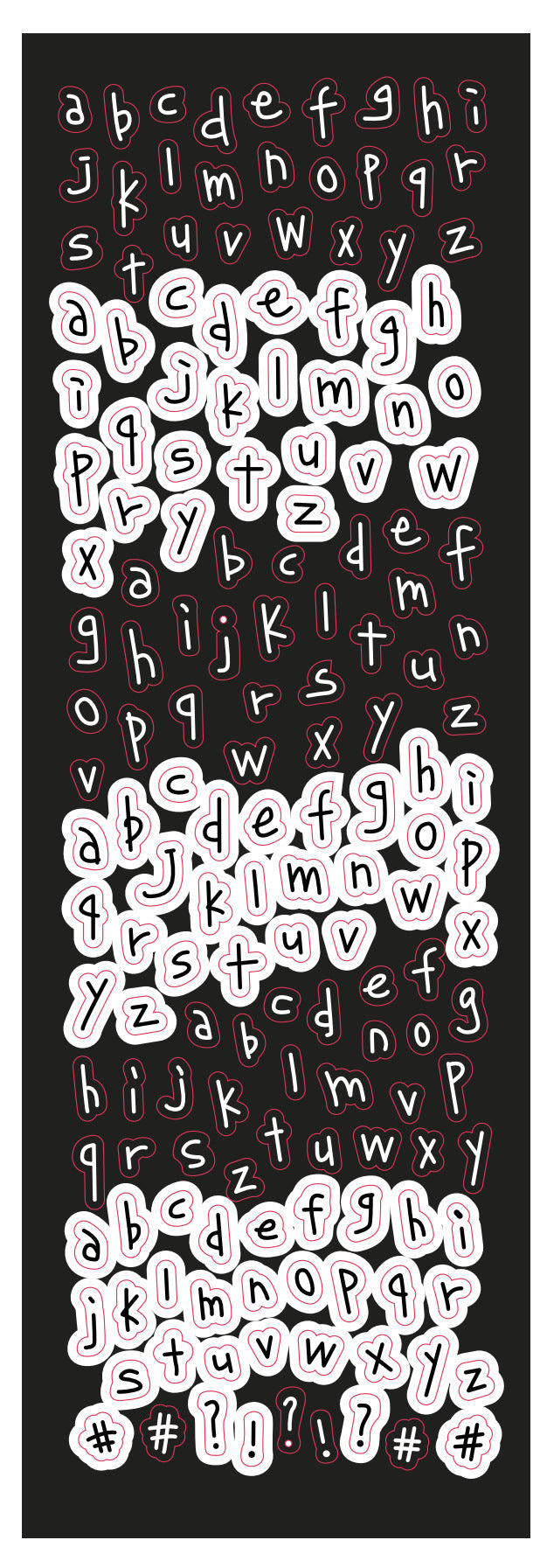 Letter Sticker Sheet