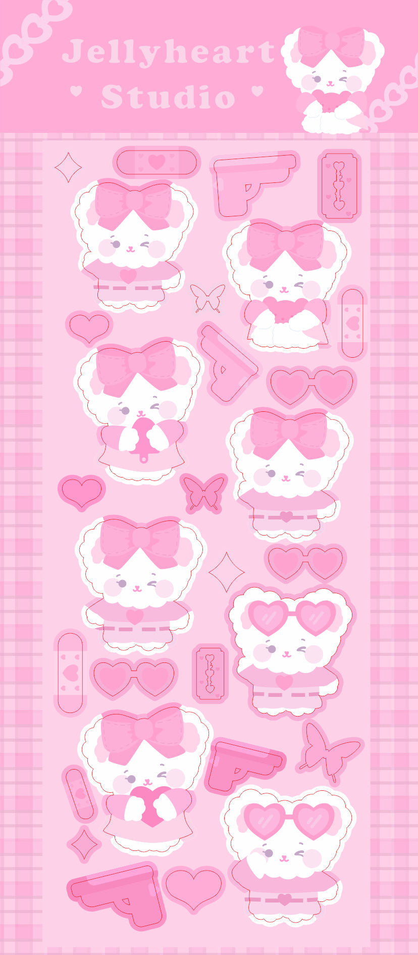 Pink Photo Decor Sticker