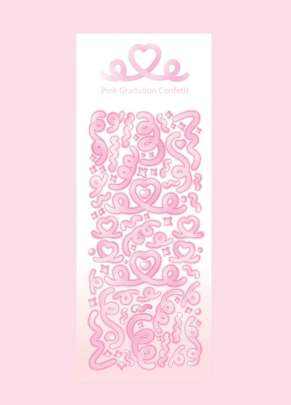 Gradation Ribbon Sticker Sheet