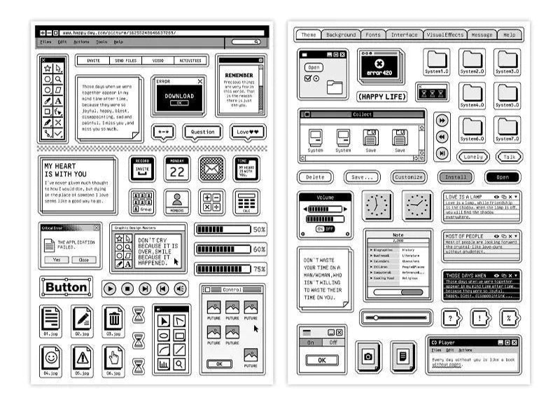Sticker Sheet Line Icon Icons Sticker Sheet