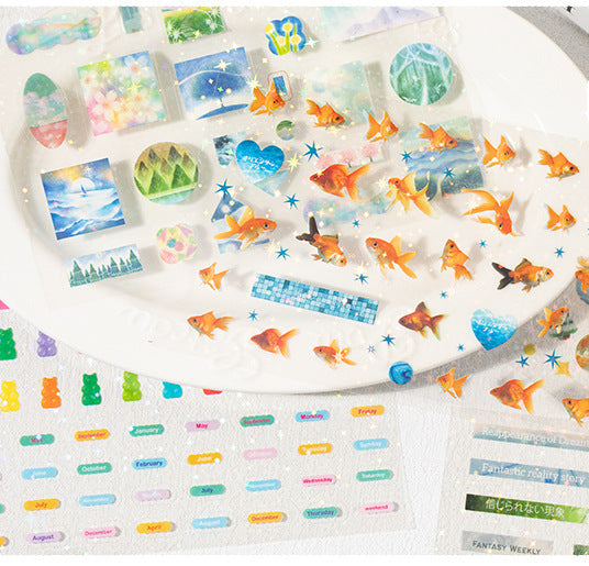 72 Pages Realm of Light Dreams Sticker Book