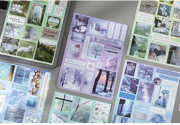 20 Pages Retro Sticker Book