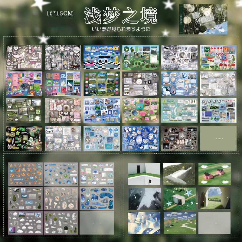 72 Pages Realm of Light Dreams Sticker Book