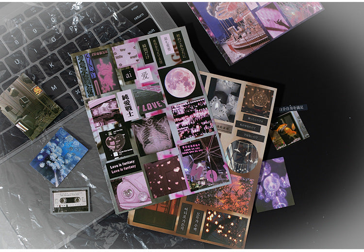 20 Pages Retro Sticker Book