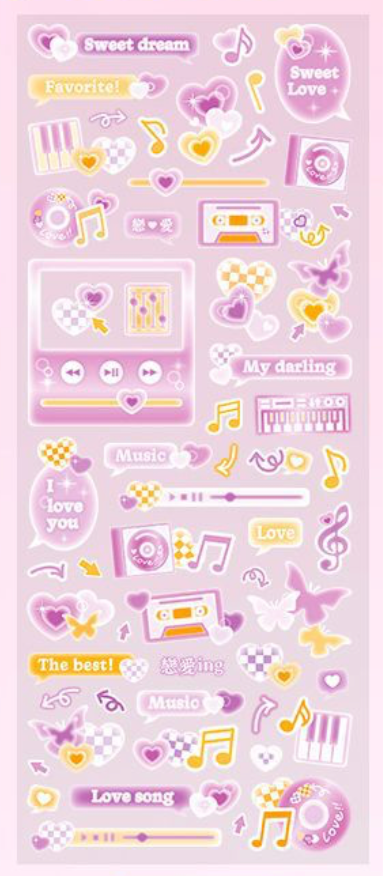 Y2K sweet dream stickers