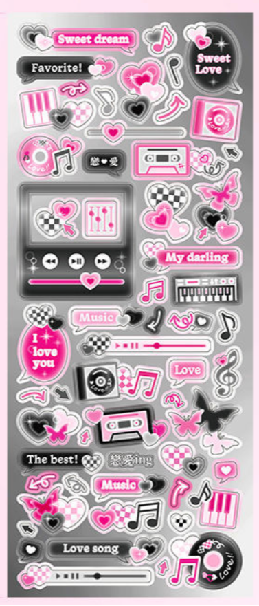 Y2K sweet dream stickers