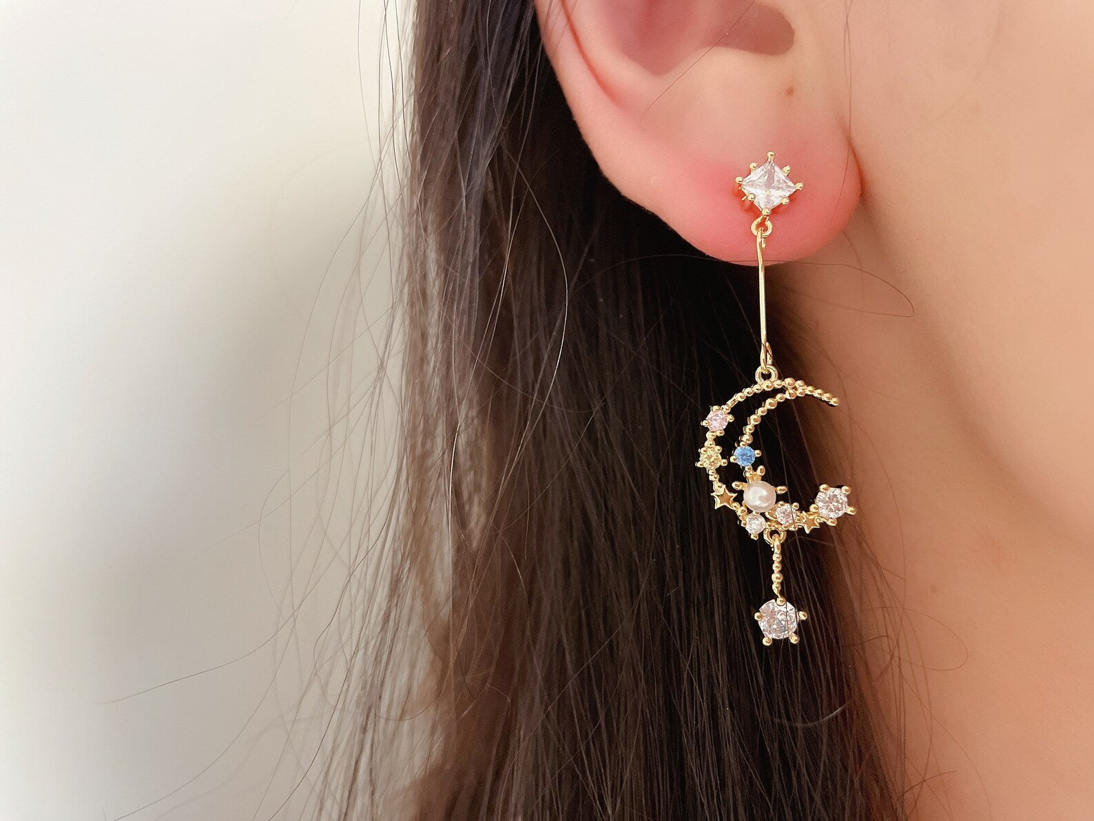 Celestial Drop Earrings