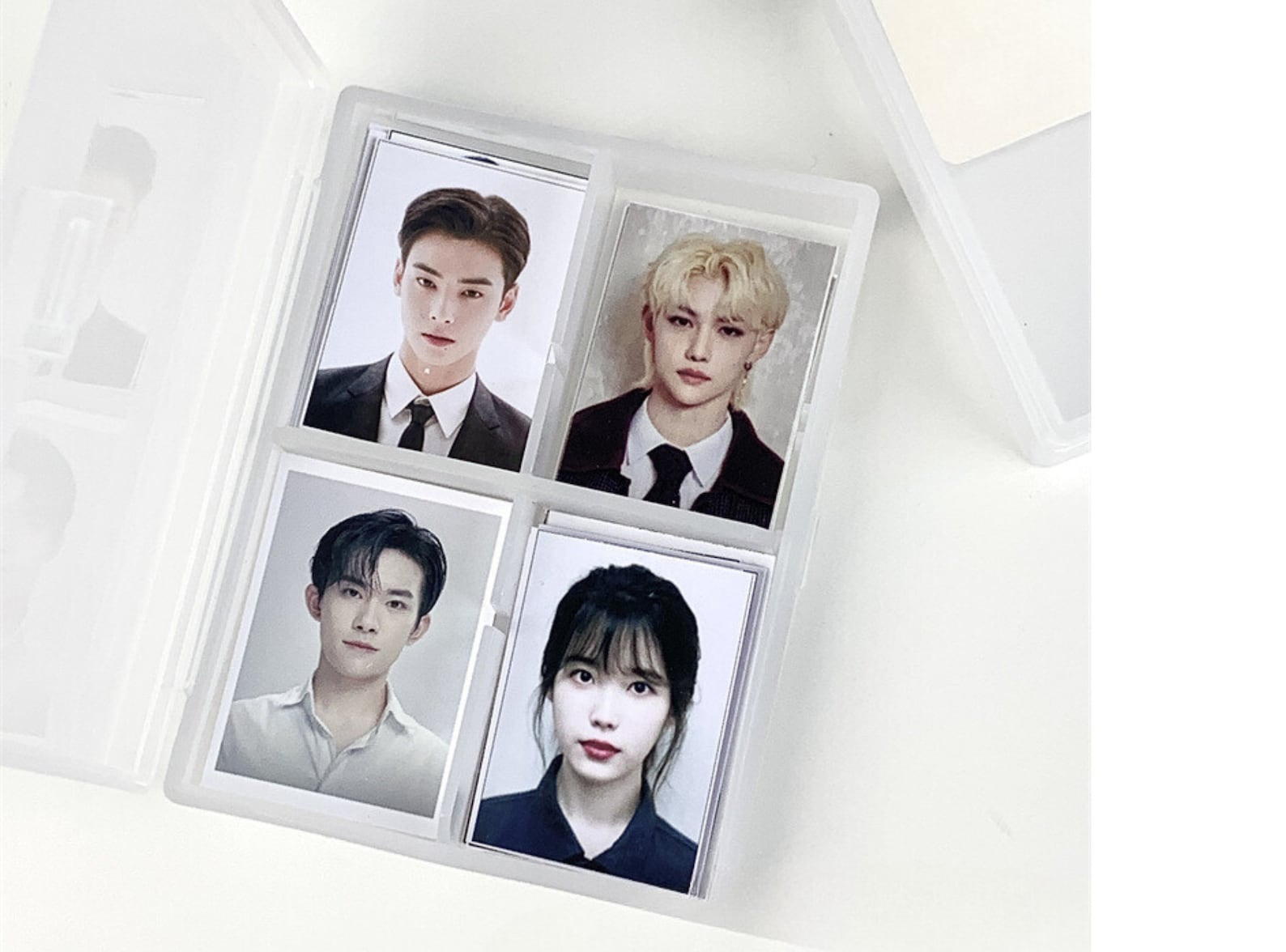 Matte minimalist 1 inch photocards storage box