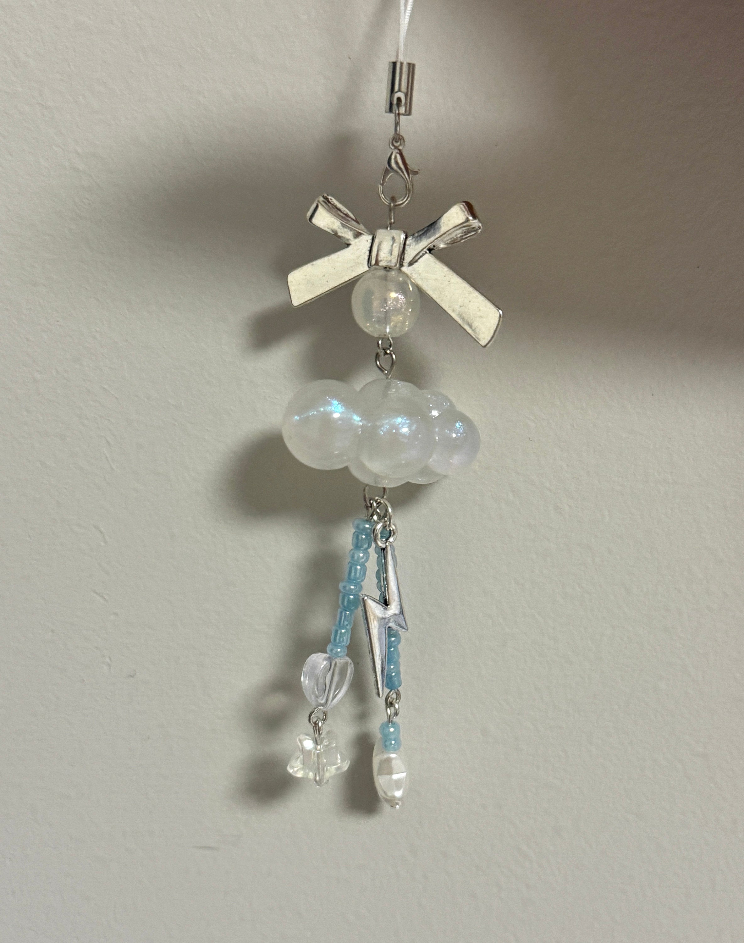 Cloud Charm Keychain