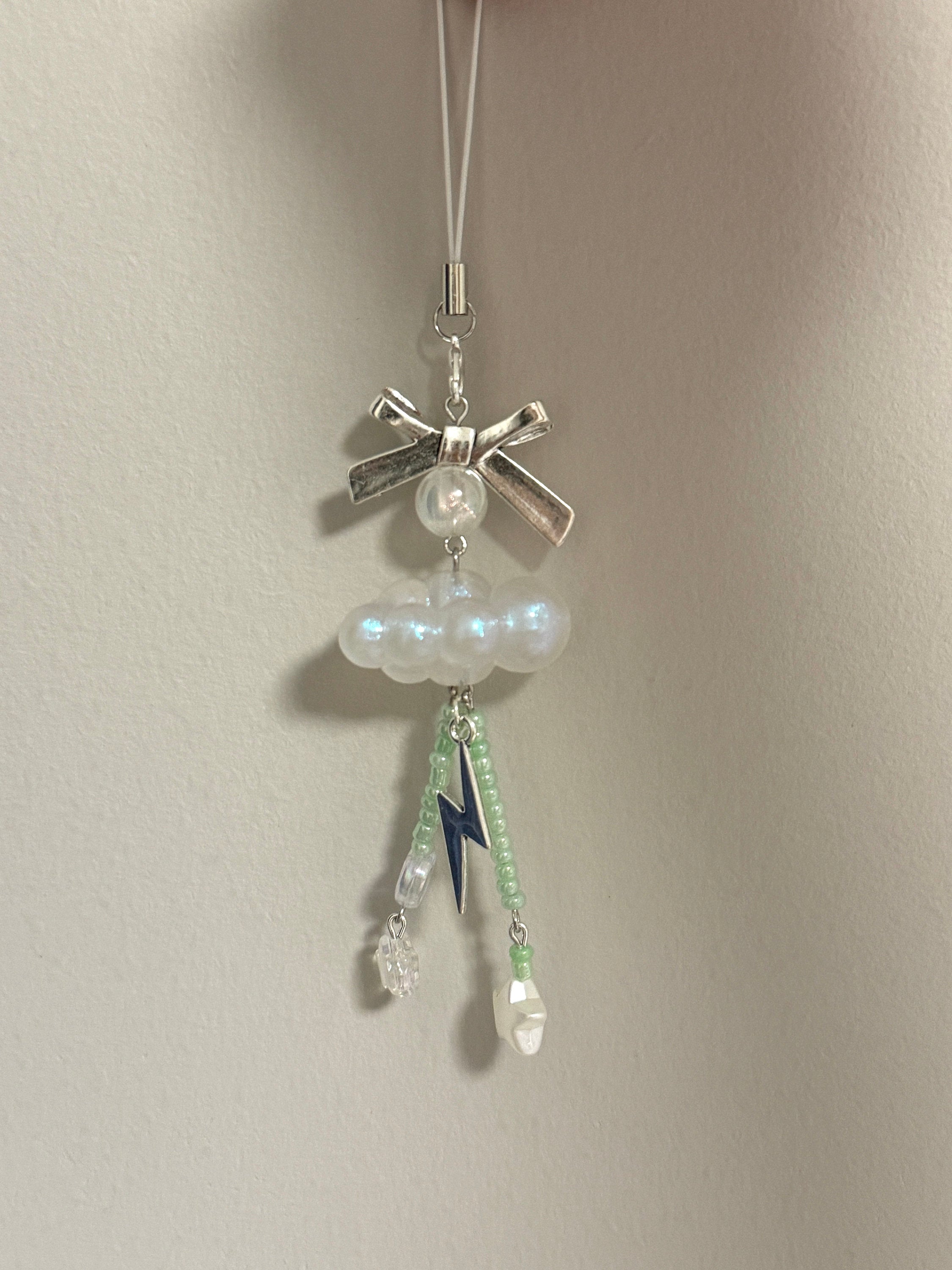 Cloud Charm Keychain