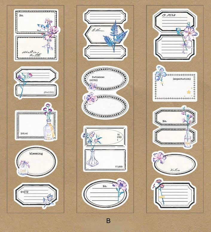 Flower Frame Sticker Sheet