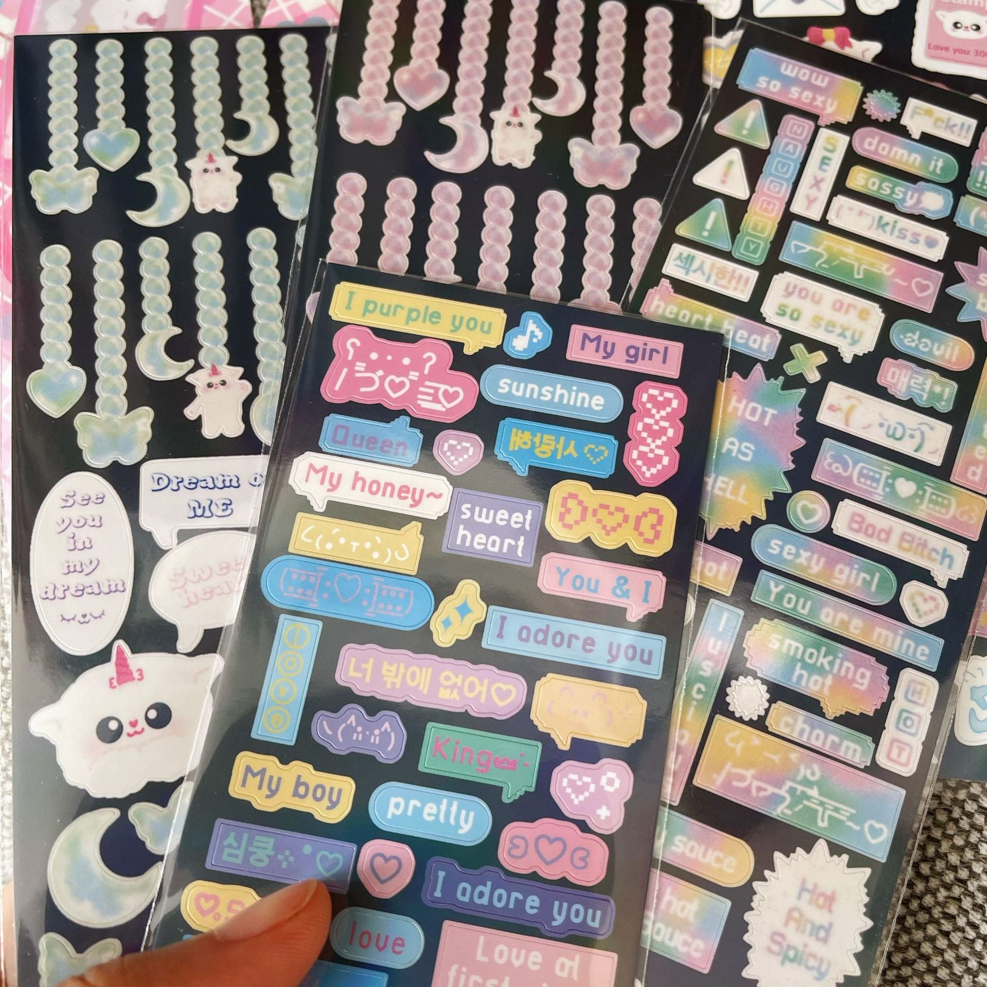 Unique Sticker Multi Chat Chat Box Sticker