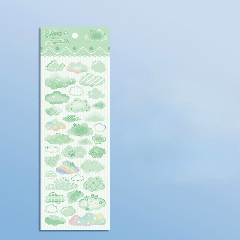 Colorful Cloud Sticker