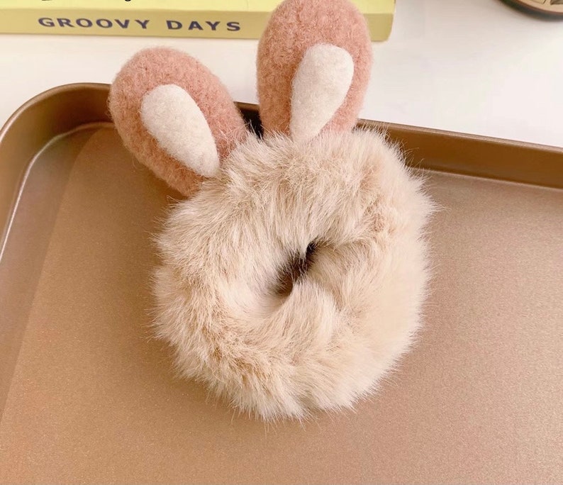 Fluffy Hair Scrunchies