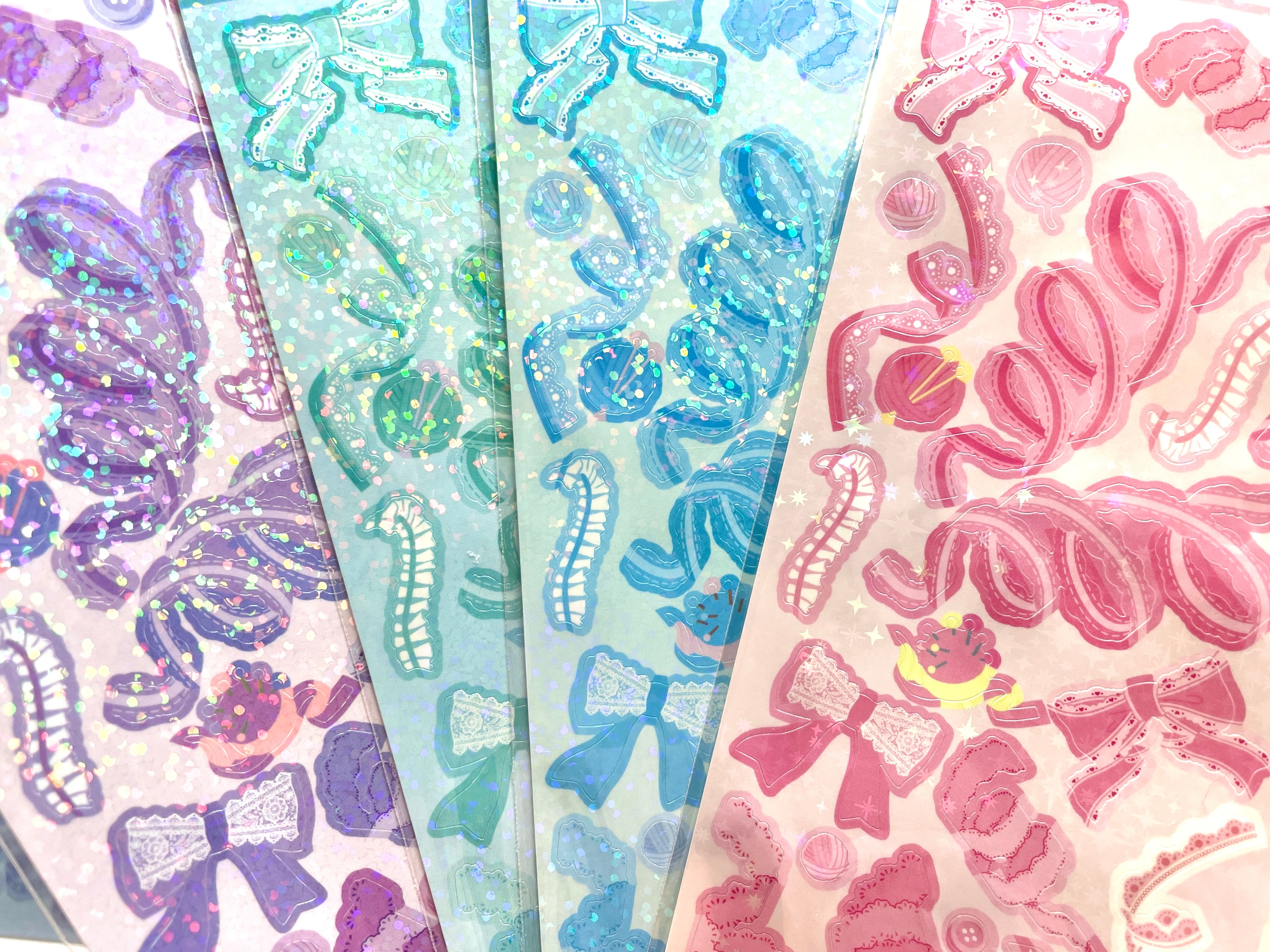Lace Ribbon Stickers