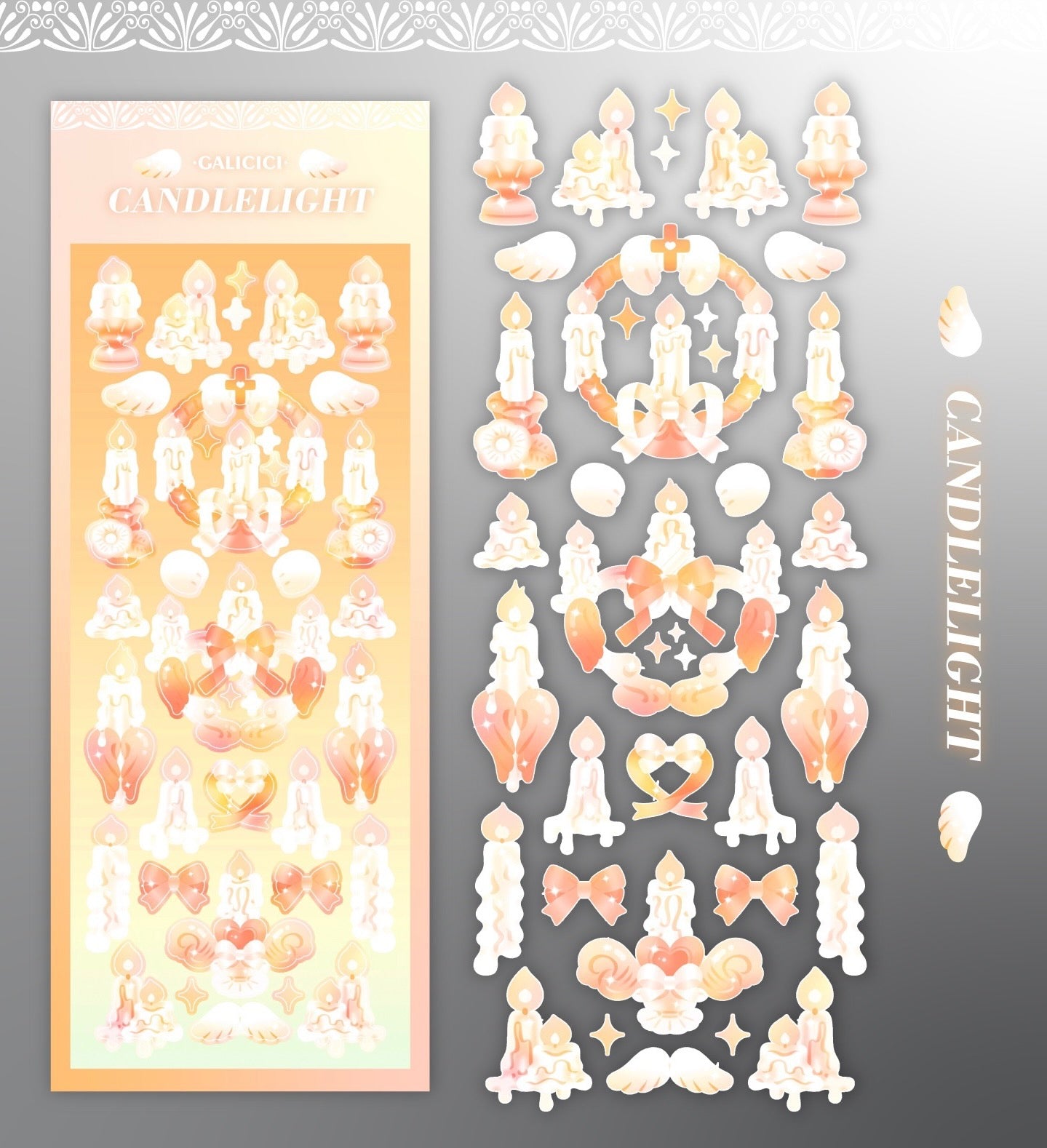 Candlelight Stickers