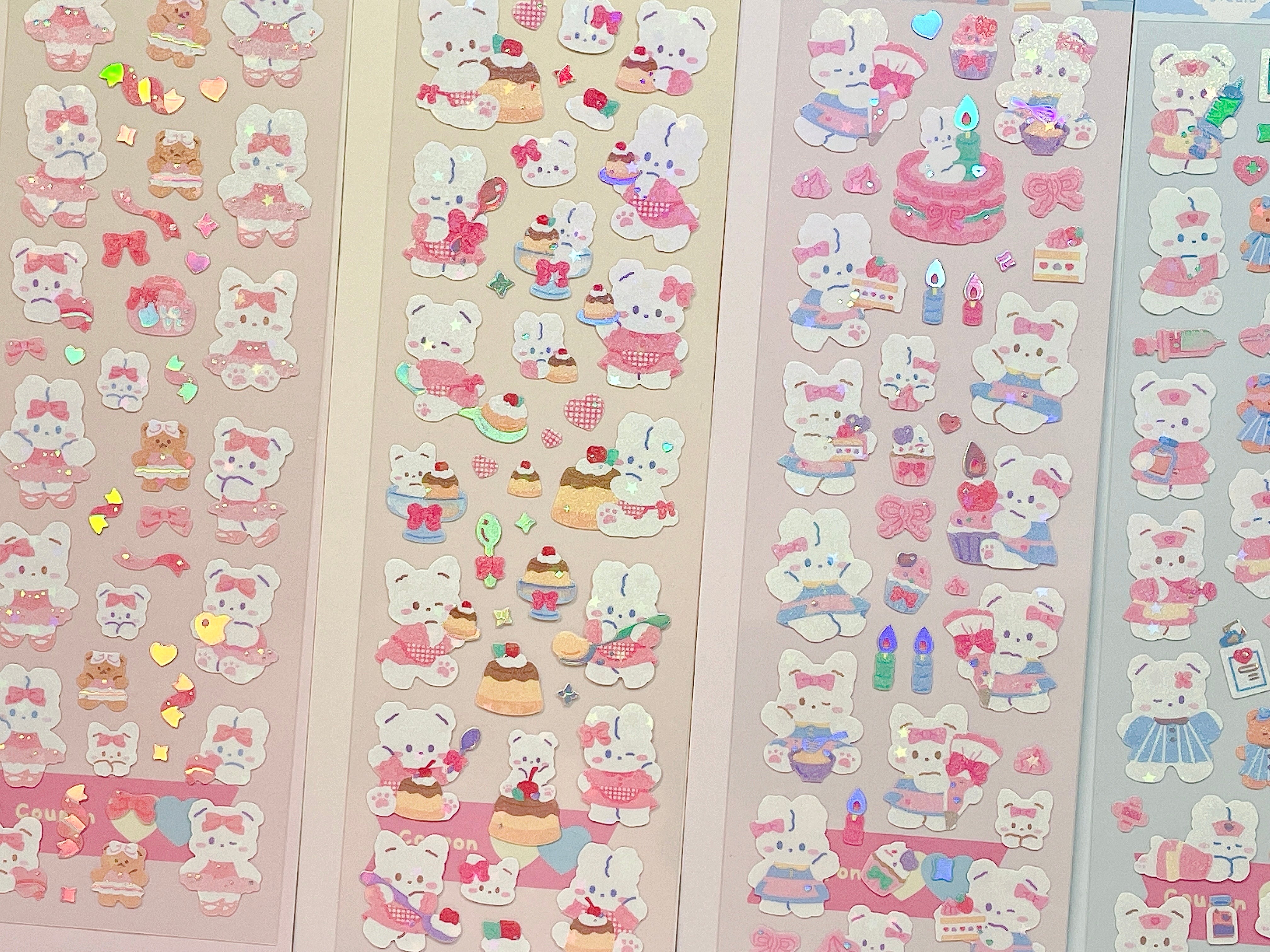 Kawaii Bunny Toploader Sticker