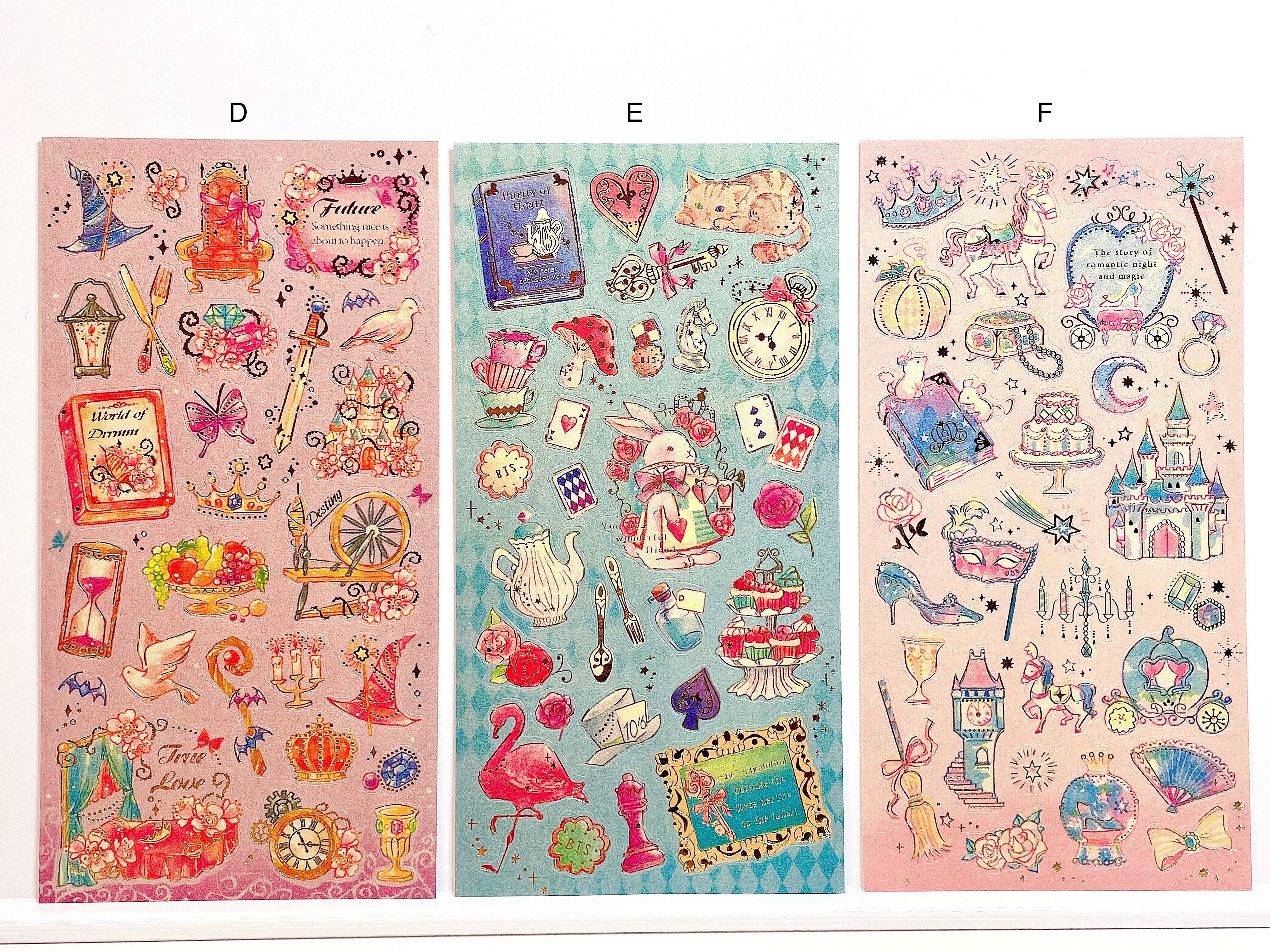 Shimmery Romantic Scrapbooking Sticker