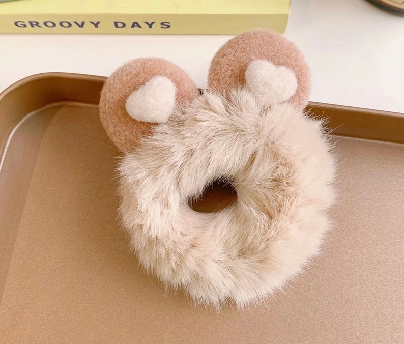 Fluffy Hair Scrunchies