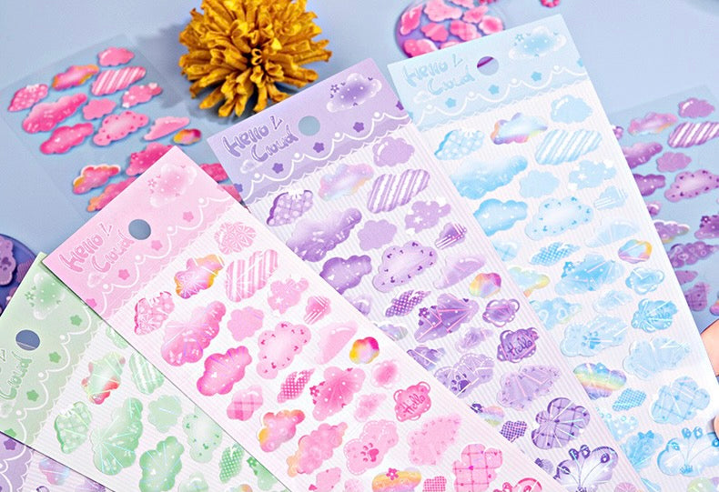 Colorful Cloud Sticker
