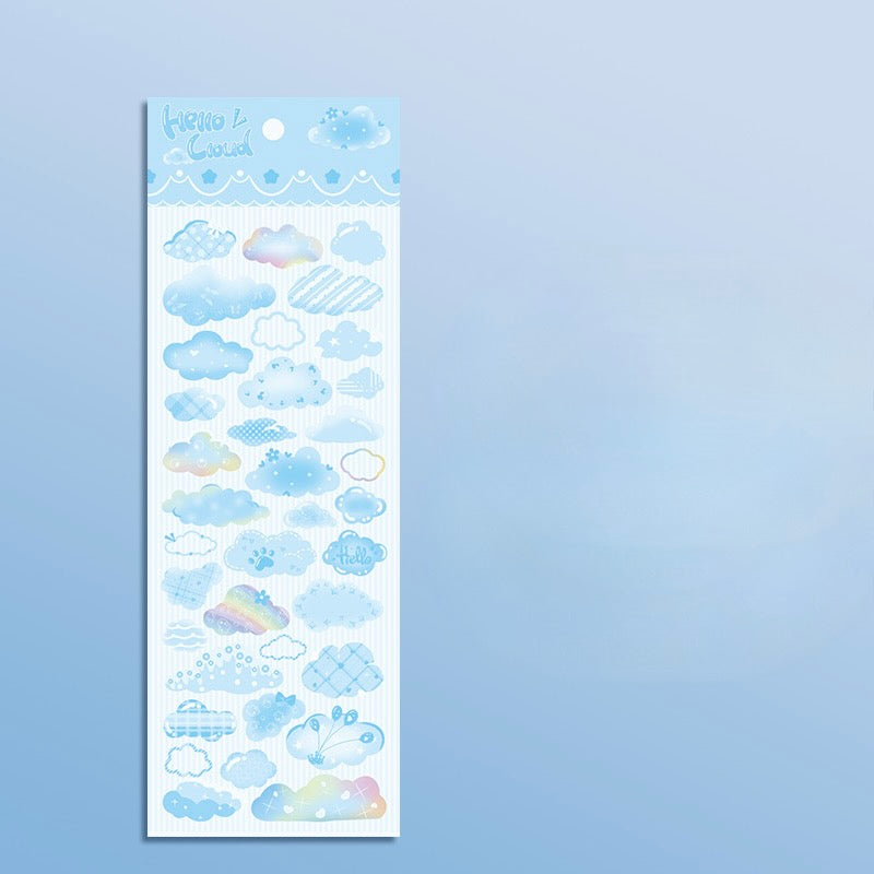 Colorful Cloud Sticker