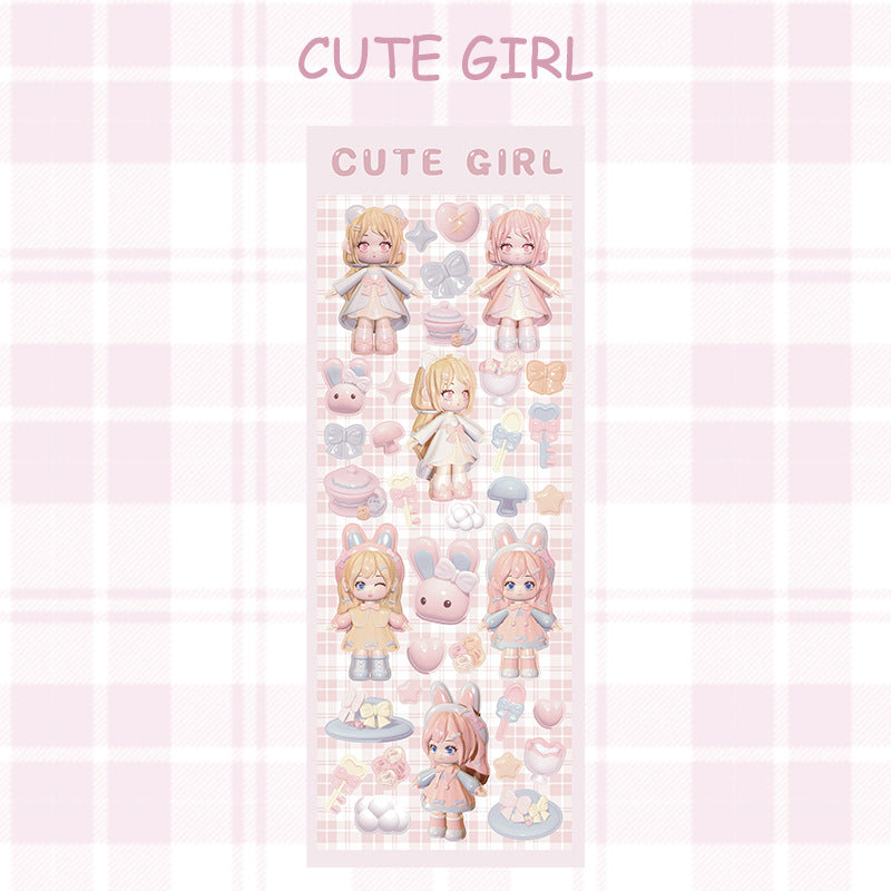 Cute Girl Sticker