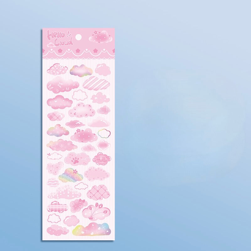 Colorful Cloud Sticker