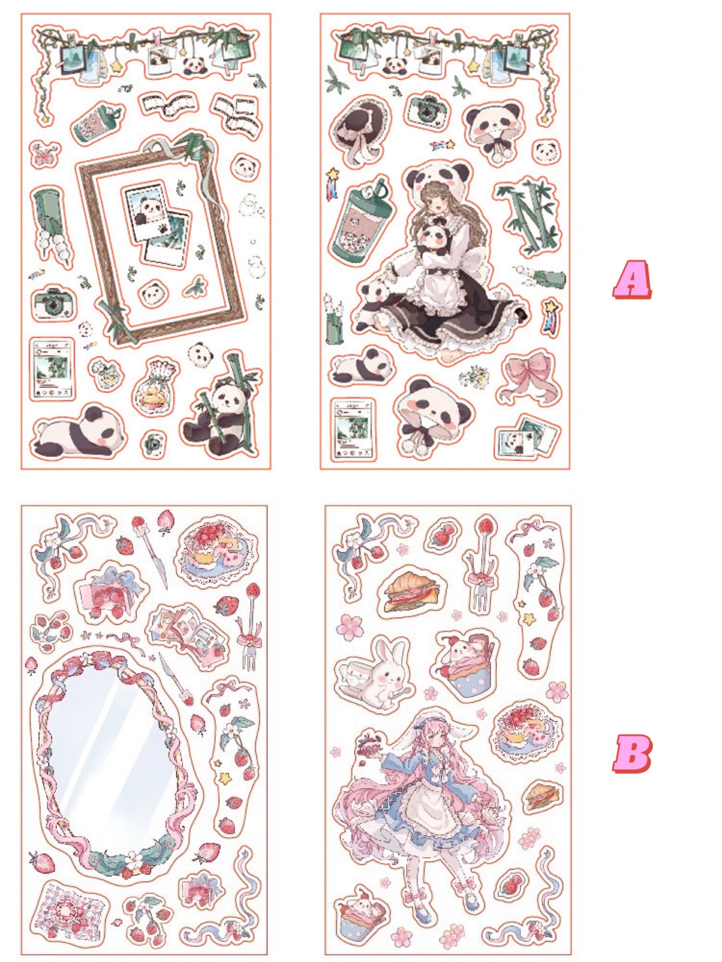 Kawaii Princess Stickers