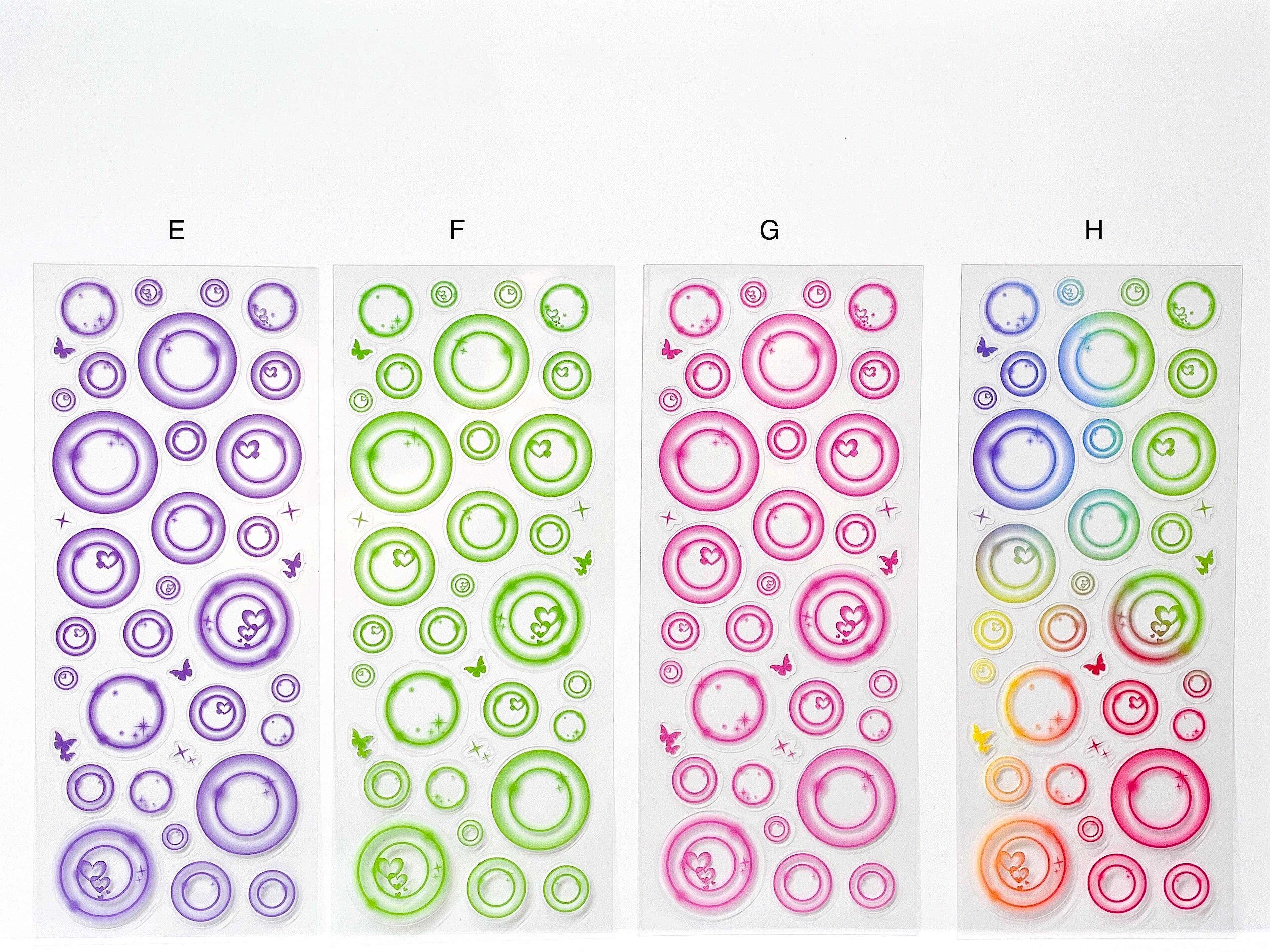 Butterfly and Bubbles Sticker