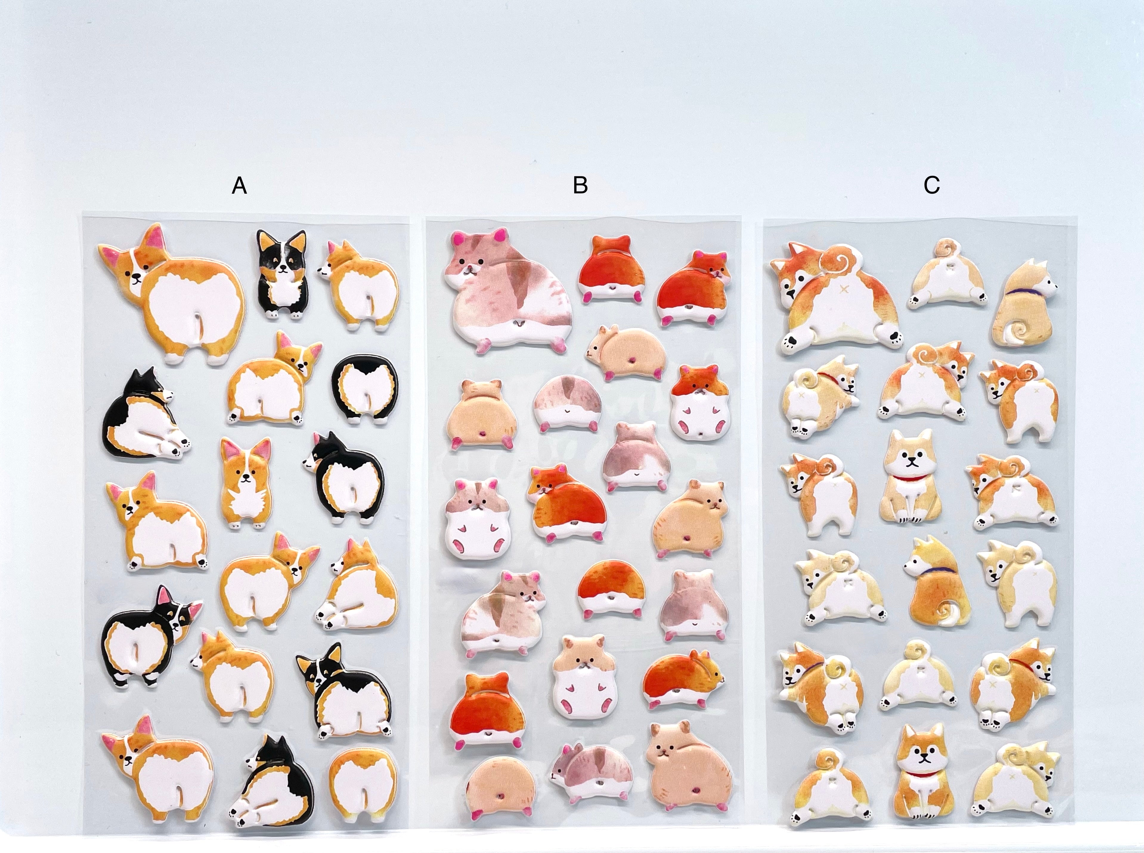 3D Puffy Animal Sticker