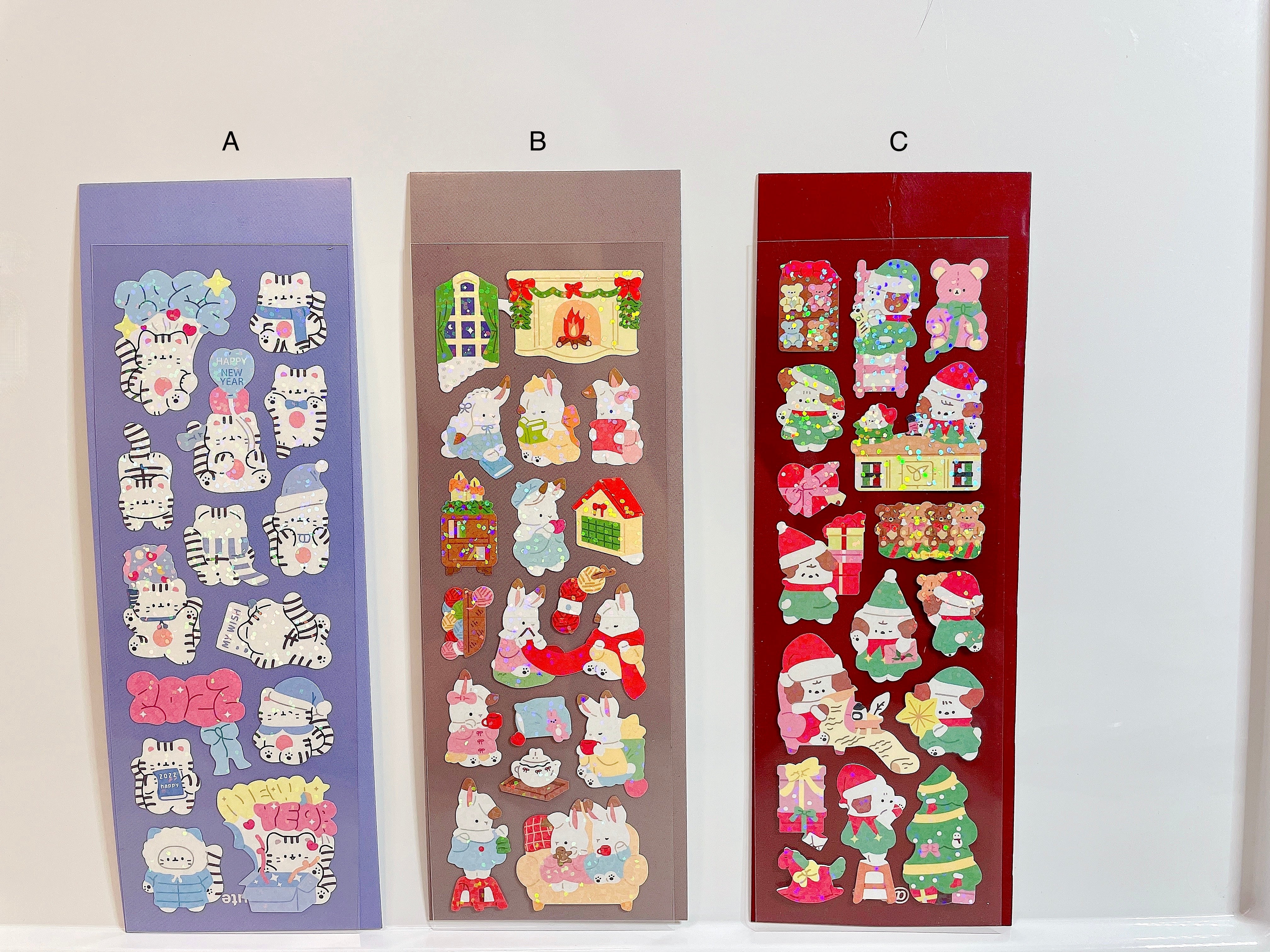 Bunny and Bear Toploader Sticker