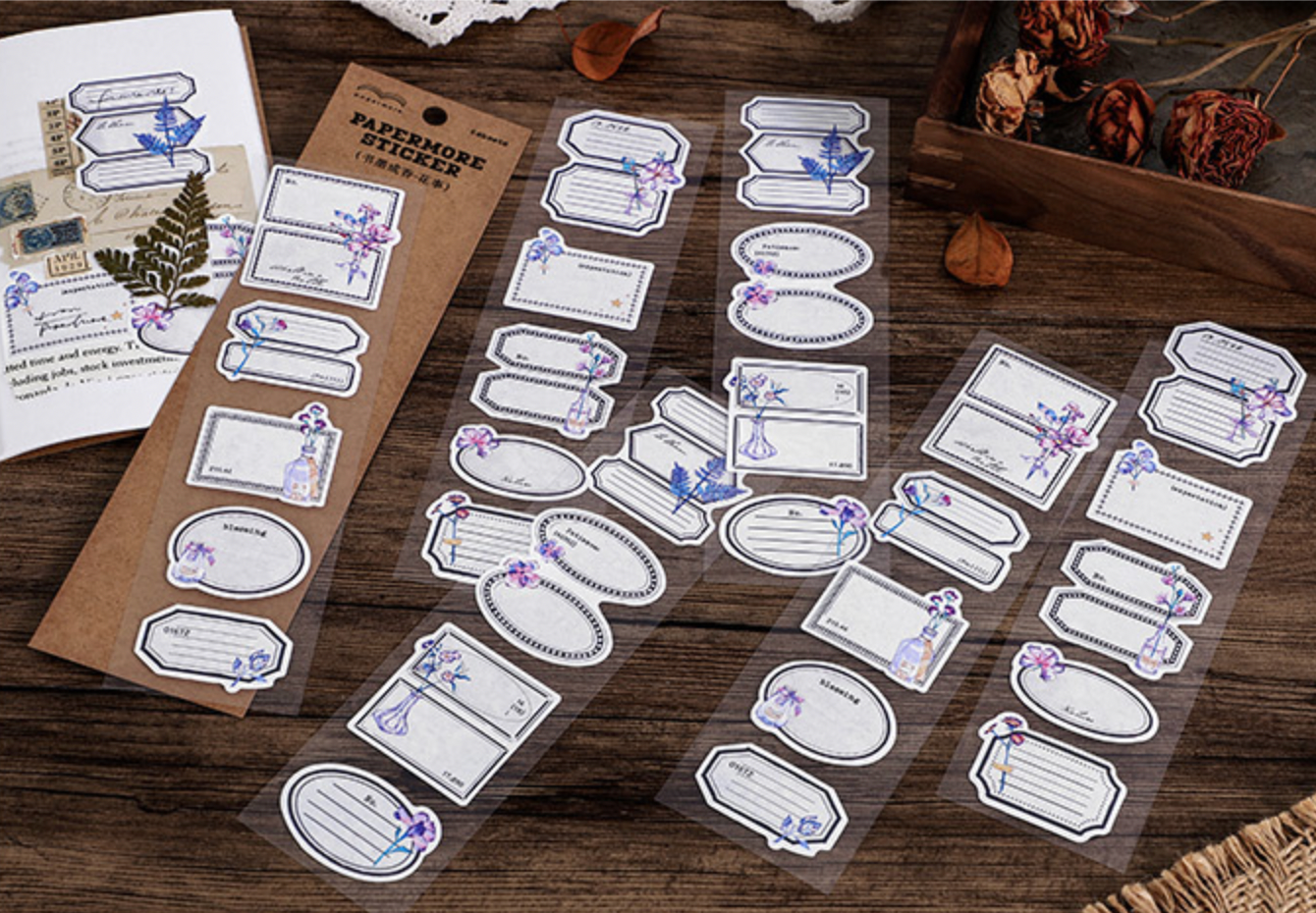 Flower Frame Sticker Sheet