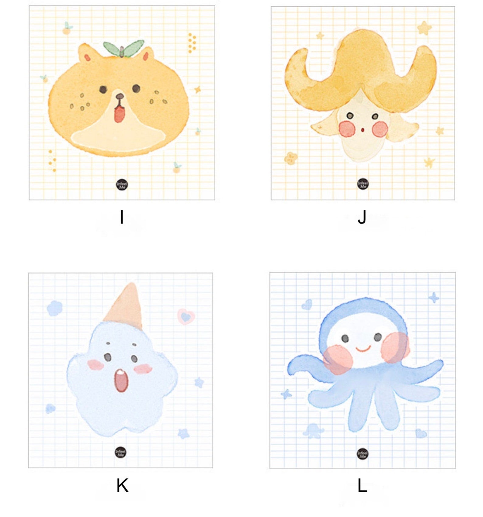 Cute Animal Sticky Memo Pad