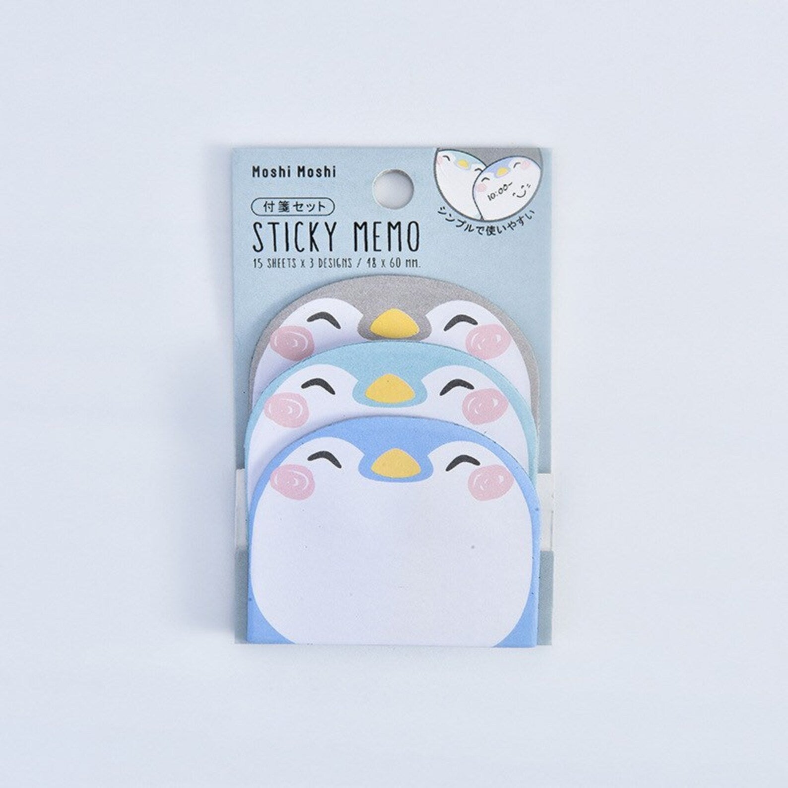 Animal sticky memo pad set