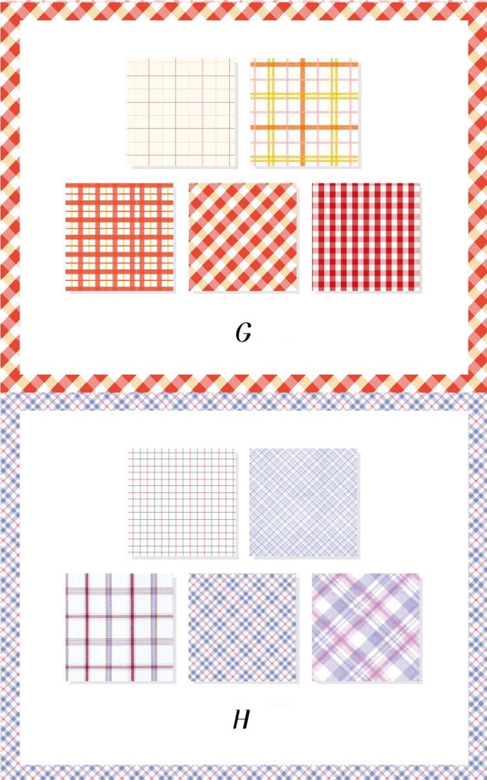 Non-Sticky Grid Memo Pad