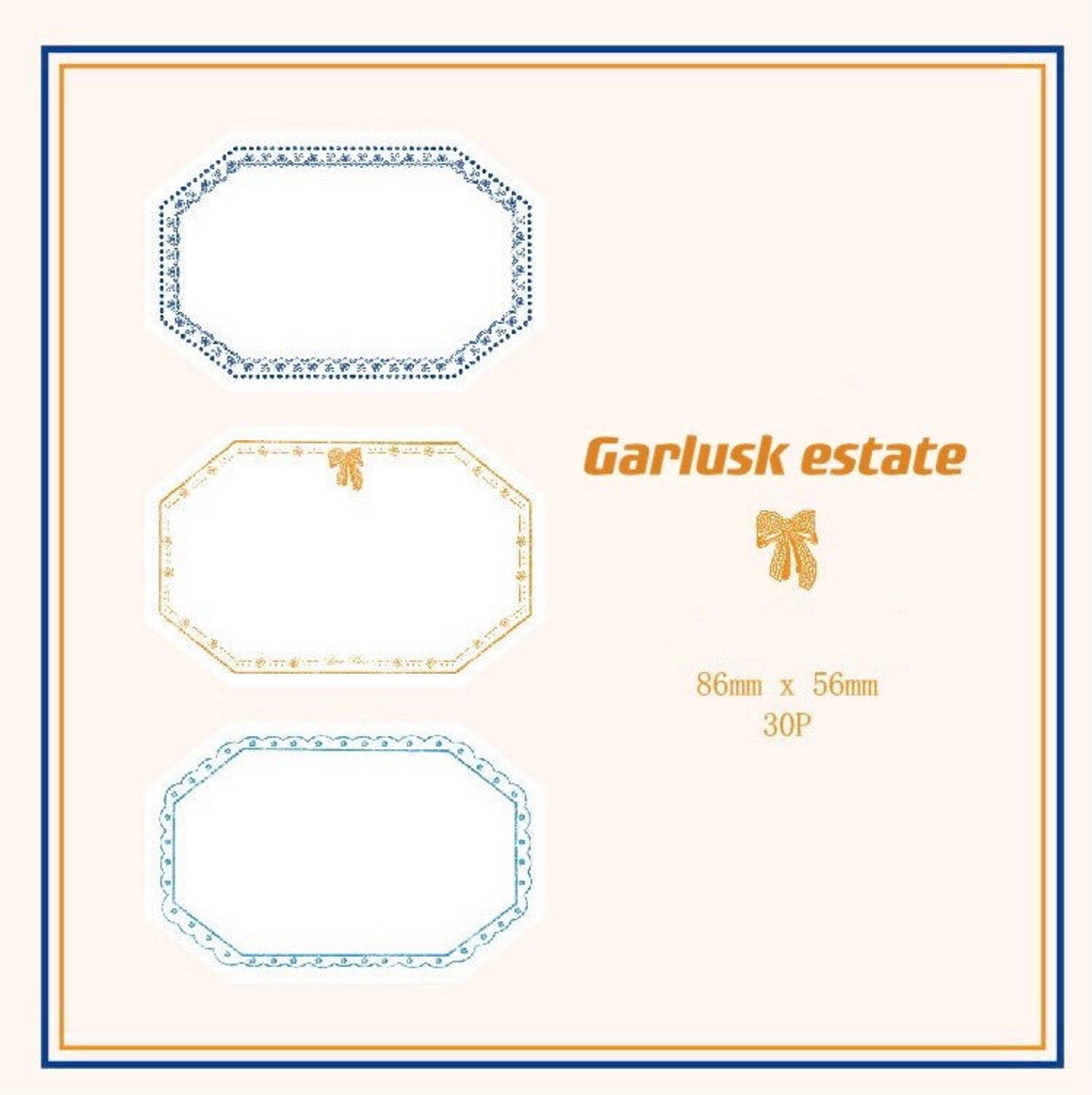 Vintage Style Frame Paper