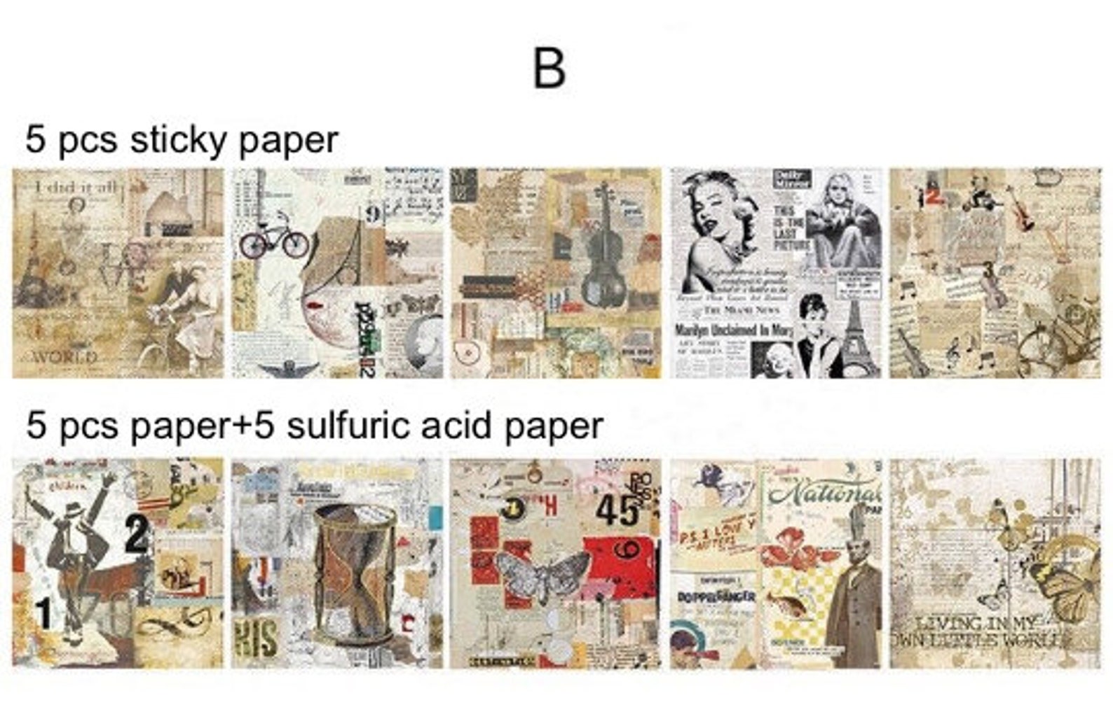 Vintage Style Stationary Paper