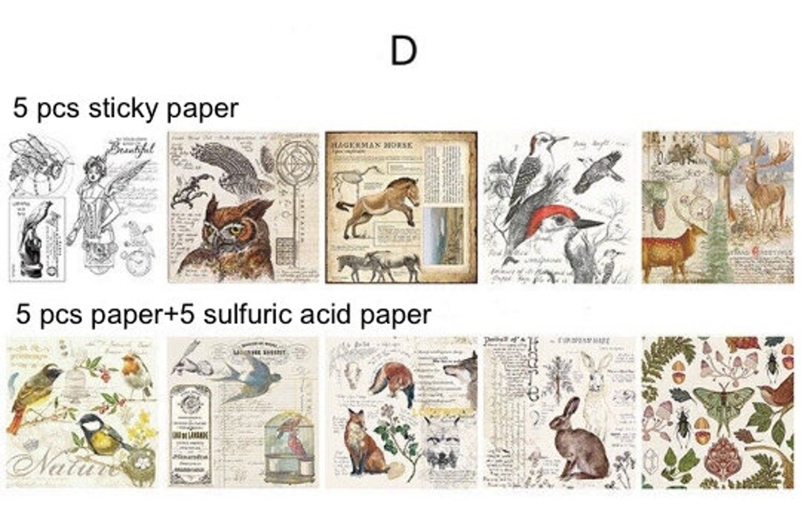 Vintage Style Stationary Paper