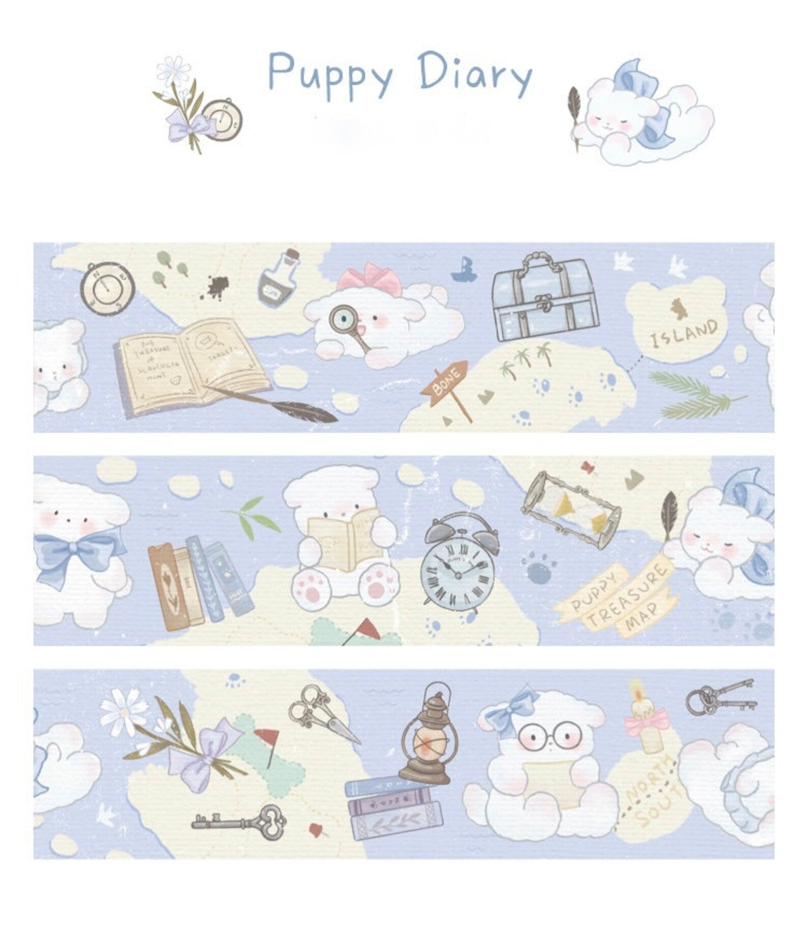 Cute Animal  Bakery Washi Tape
