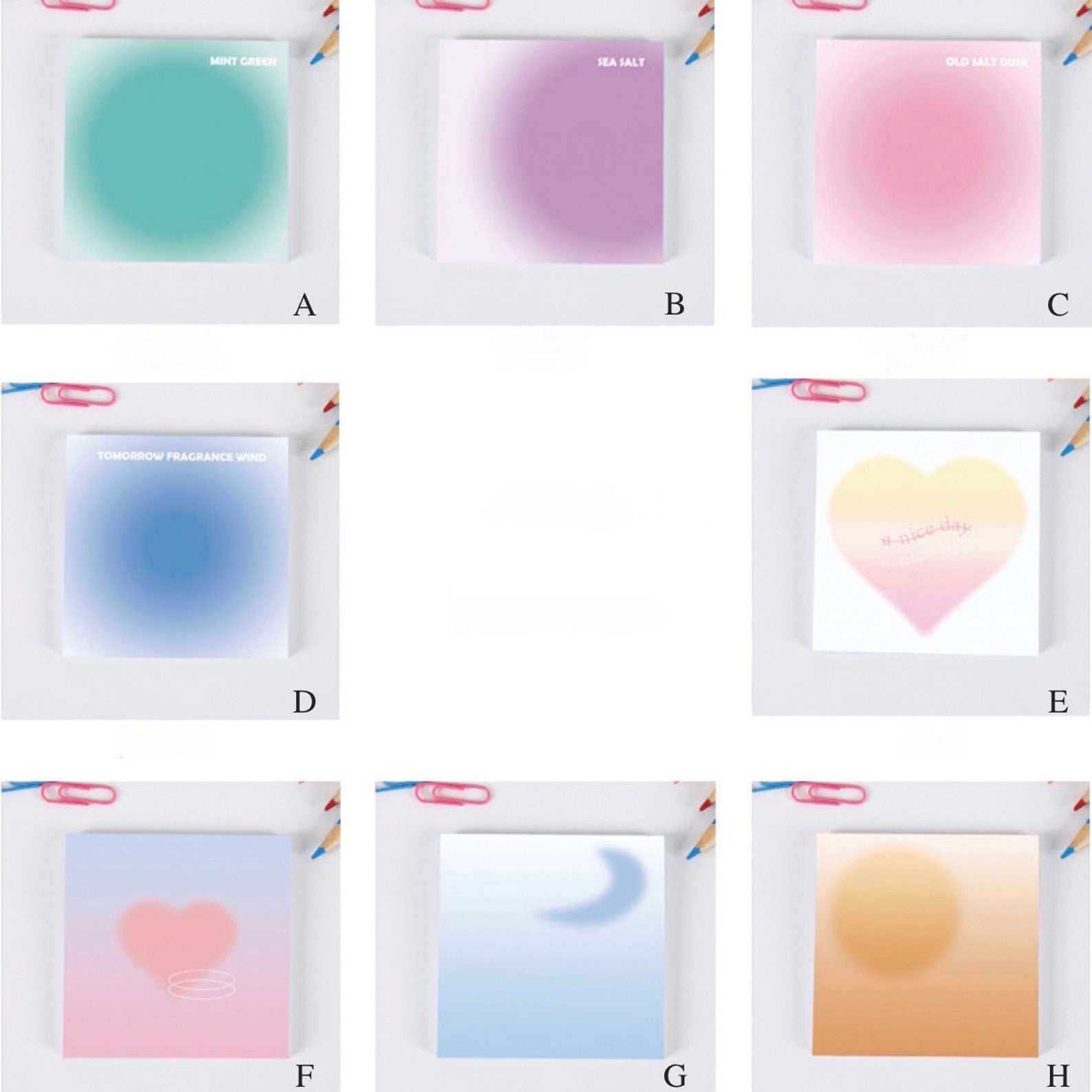 Gradient Sticky Notepad