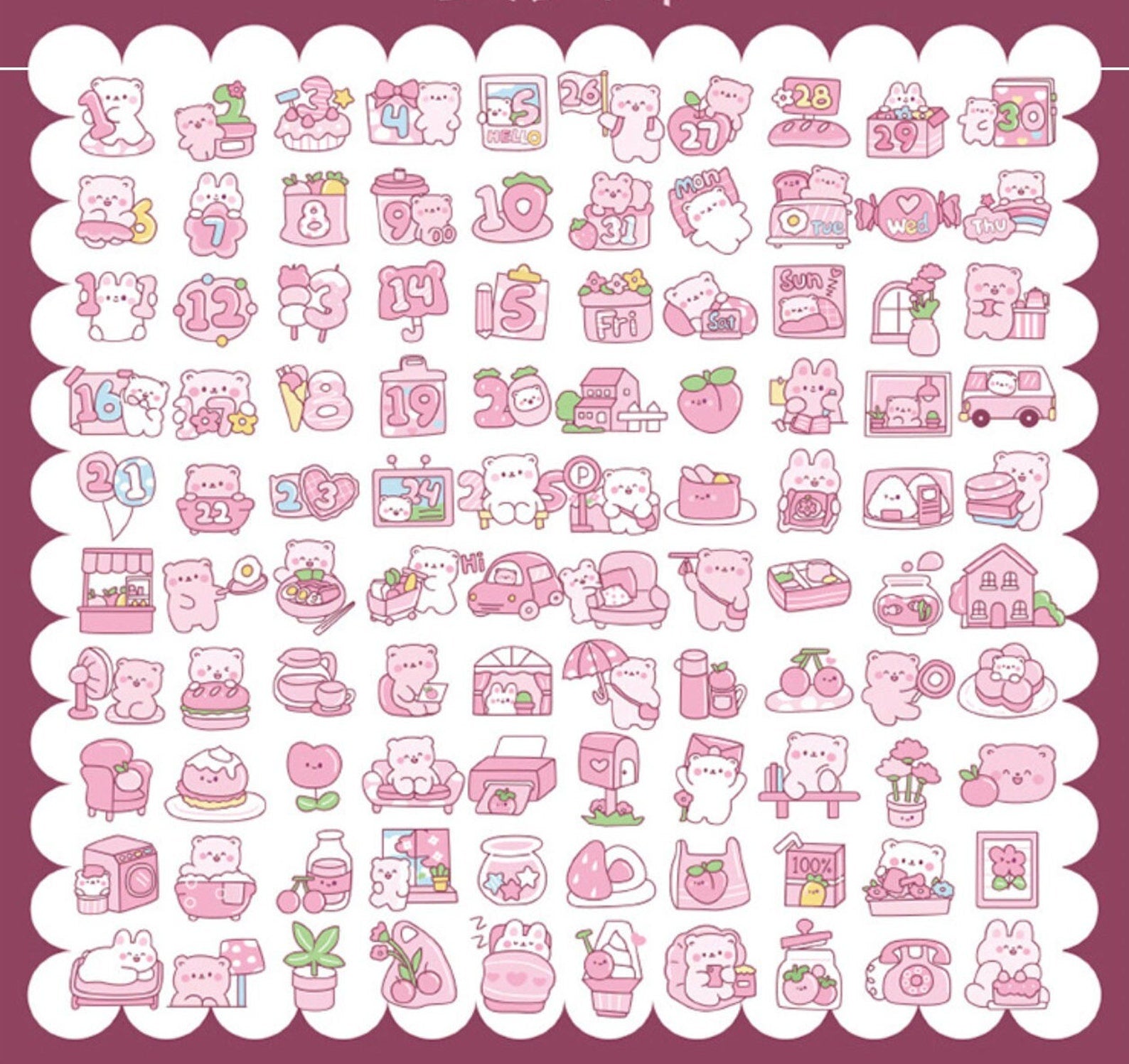 Cute Bunny Sticke Pack