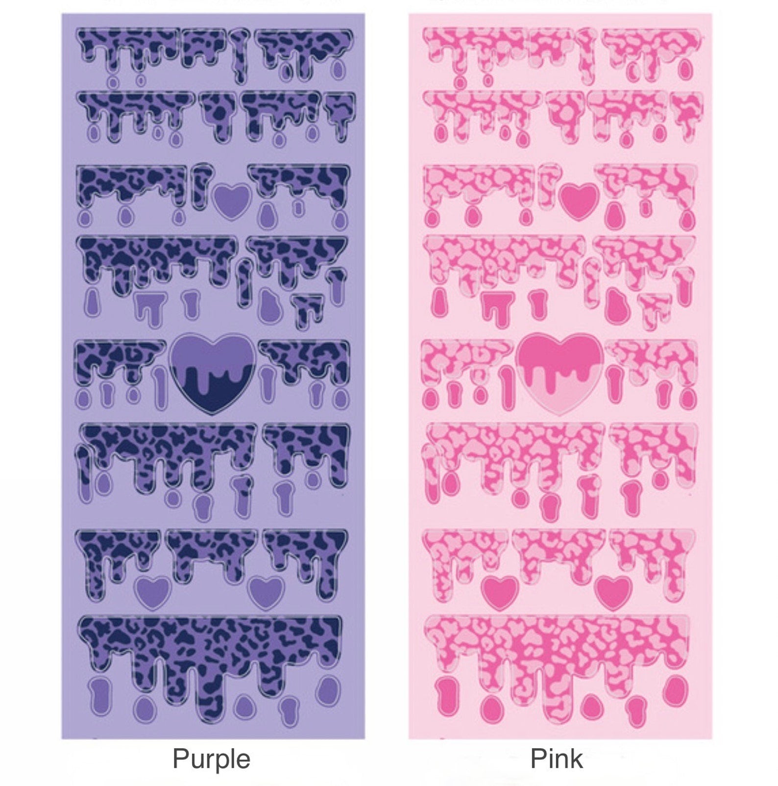 Leopard Heart Sticker