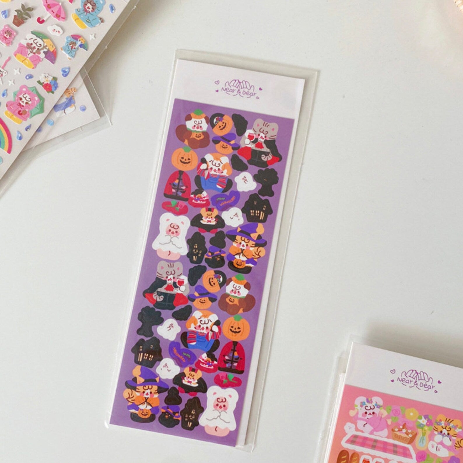 Kawaii deco sticker, toploader sticker, scrapbook, journal, planner sticker